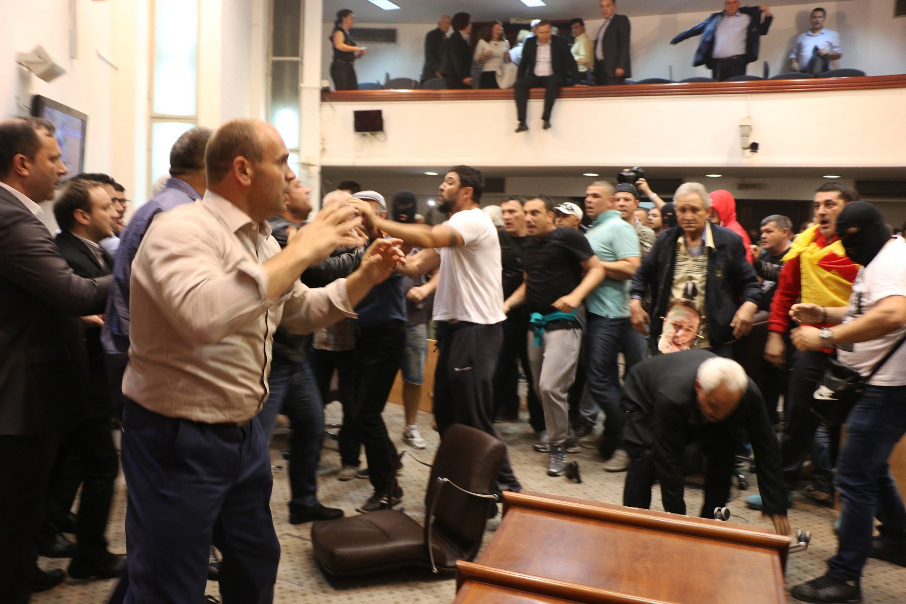 Severna Makedonija, pretep 2017