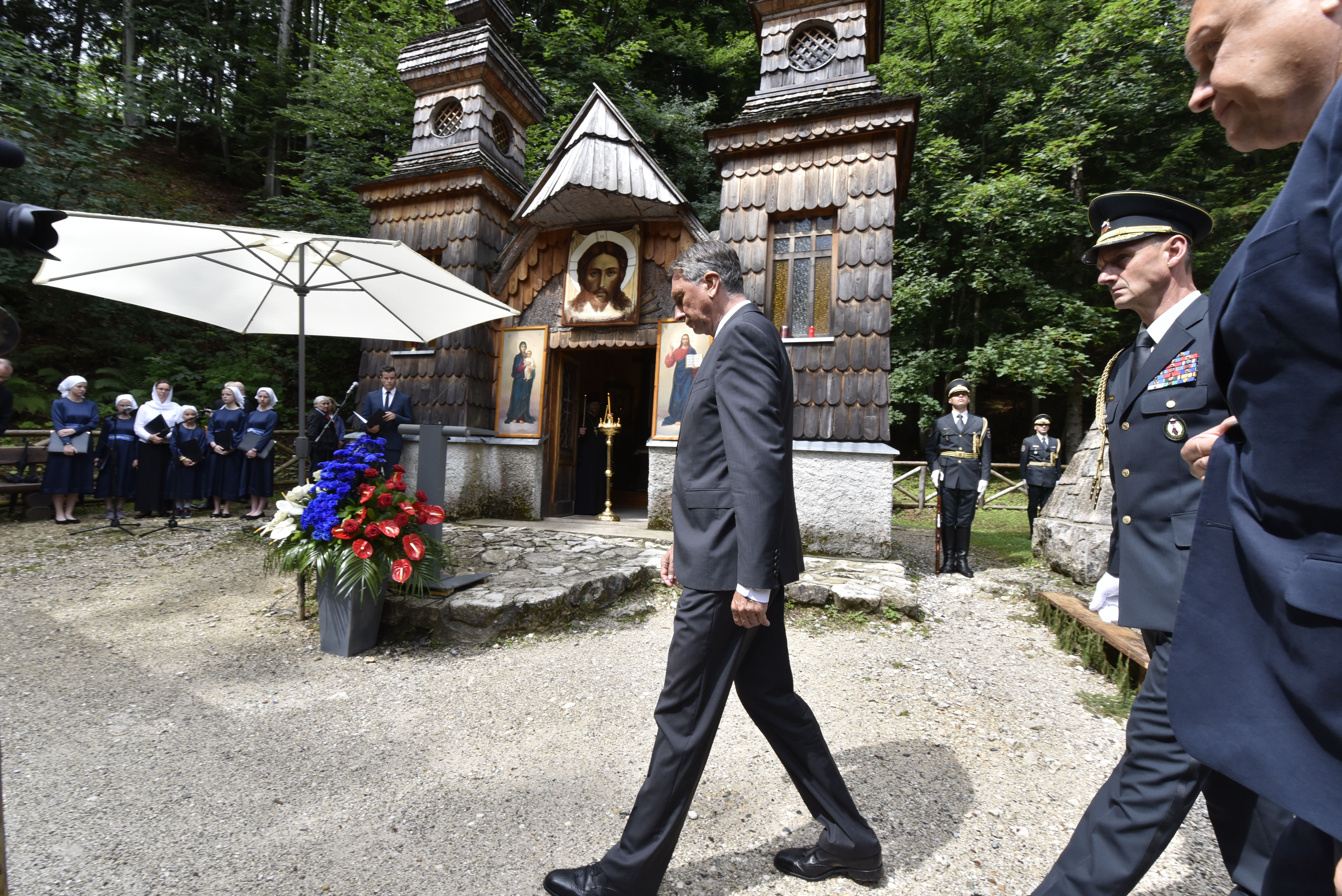 Slovesnost pri ruski kapelici