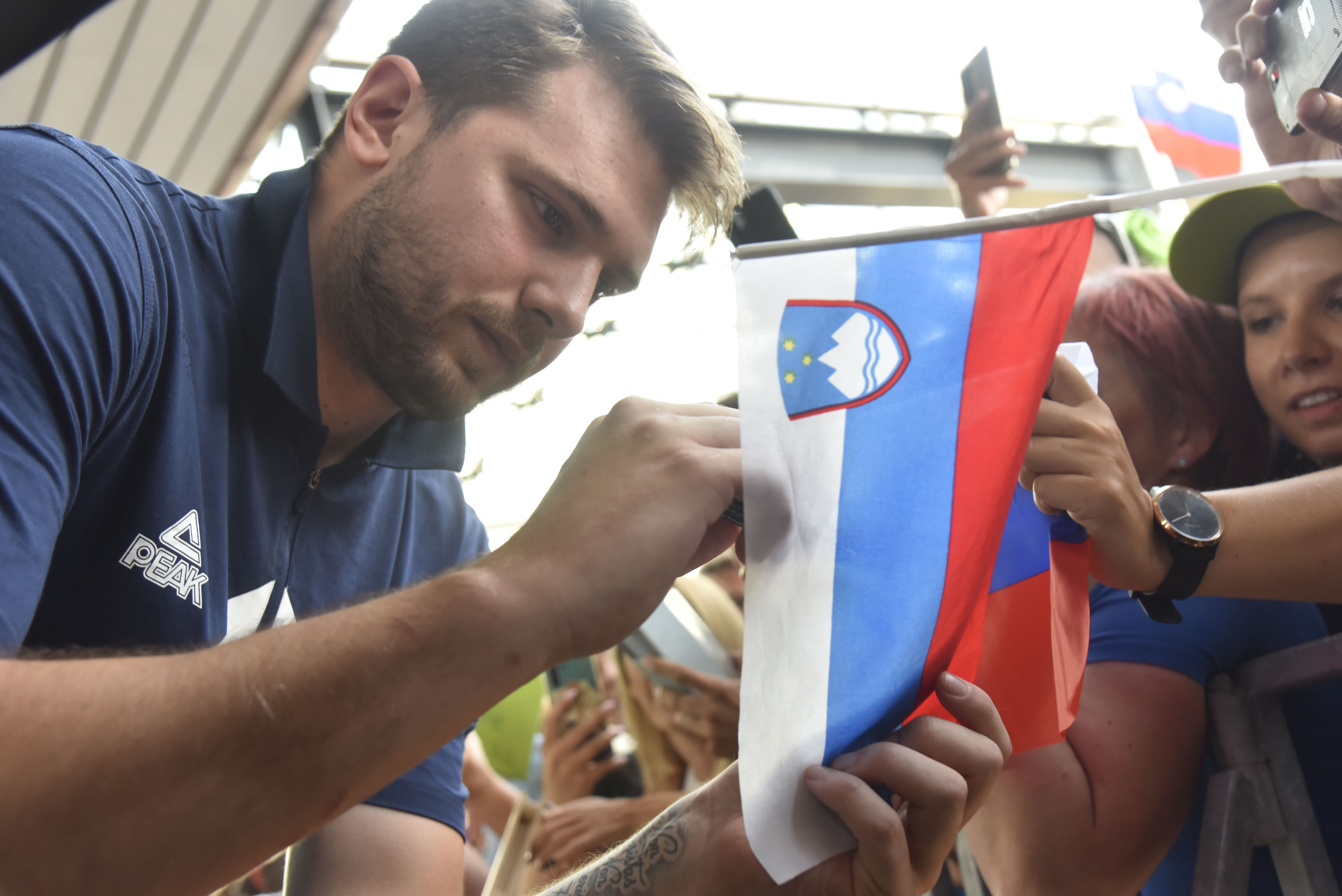 sprejem košarkarjev