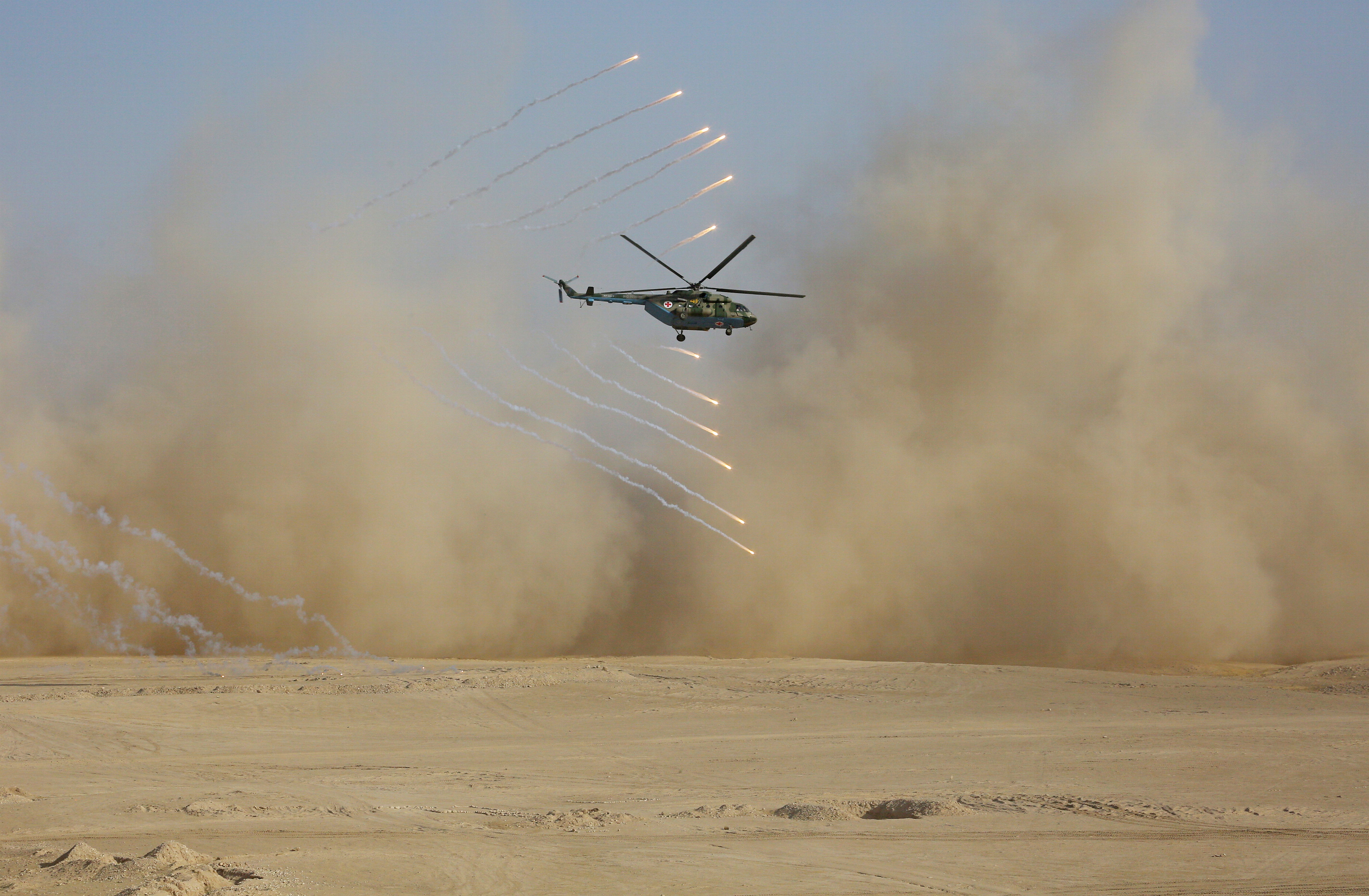 Vojaška vaja Rusije, Tadžikistana in Uzbekistana na meji z Afganistanom