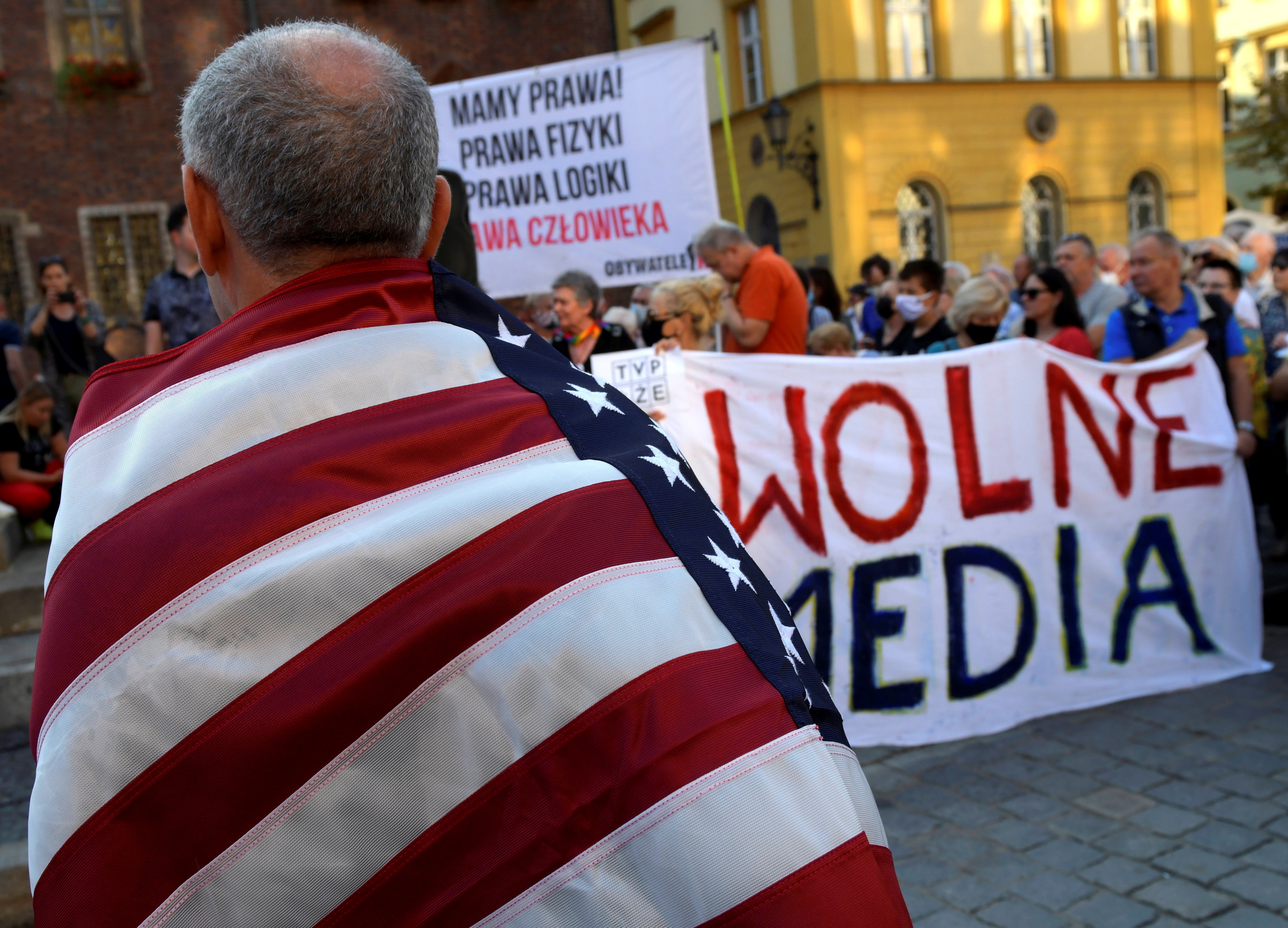 Poljska, mediji, protest