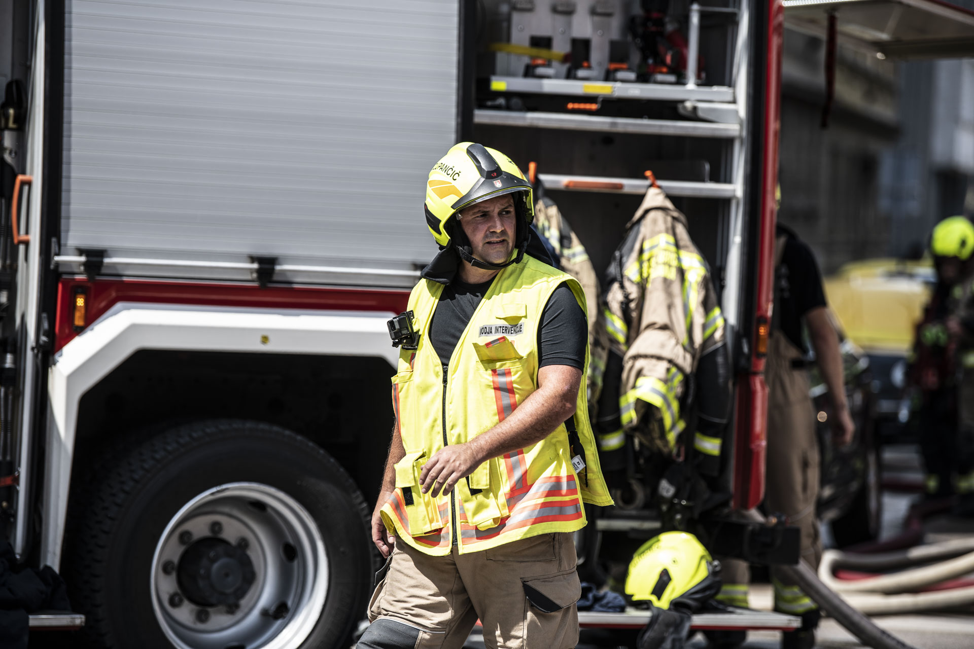 Požar Gregorčičeva Ljubljana