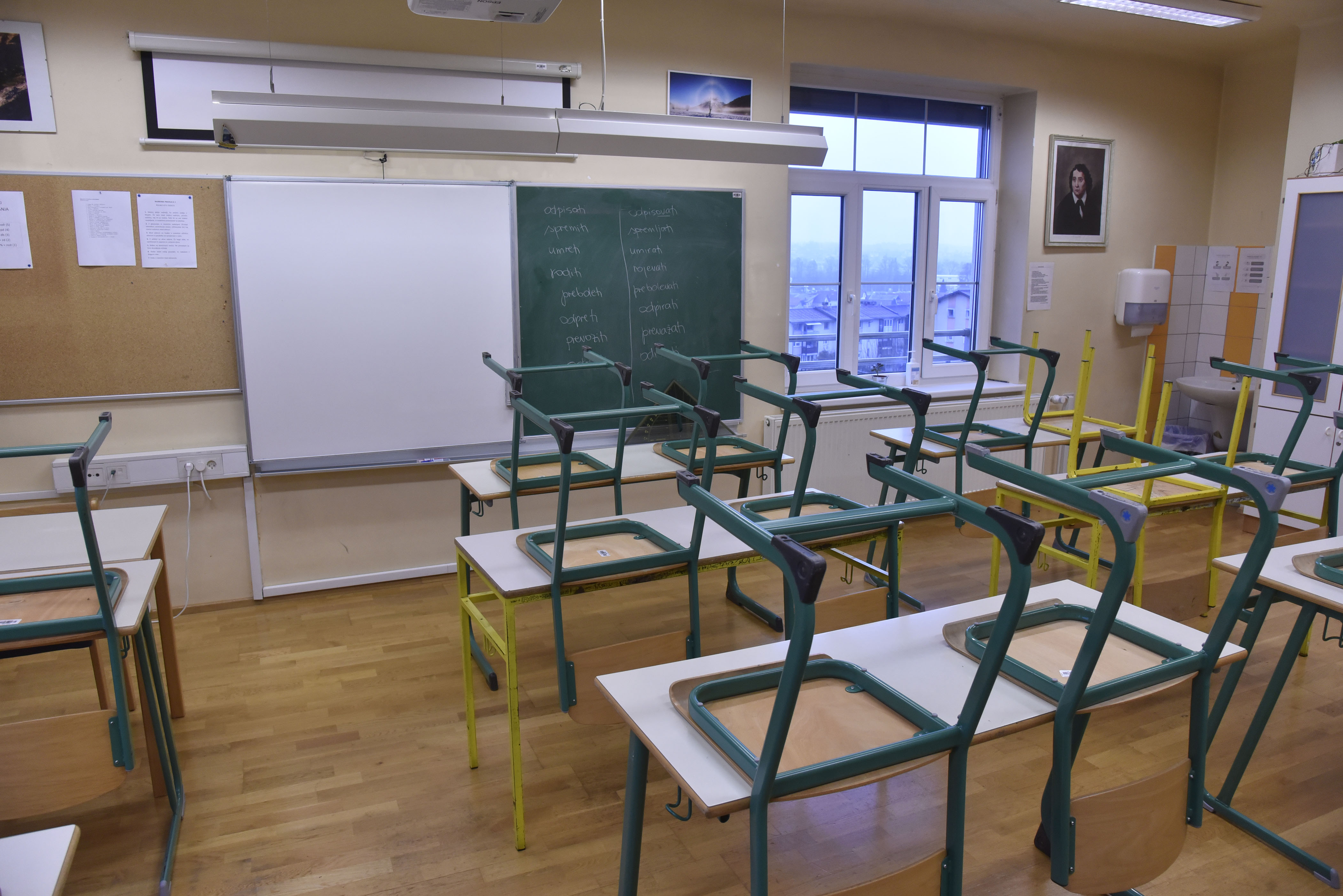 Prazne učilnice 8 razreda