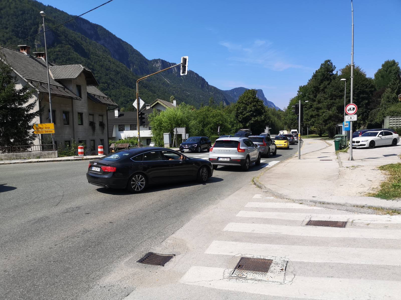 zastoj, Jesenice, Karavanke