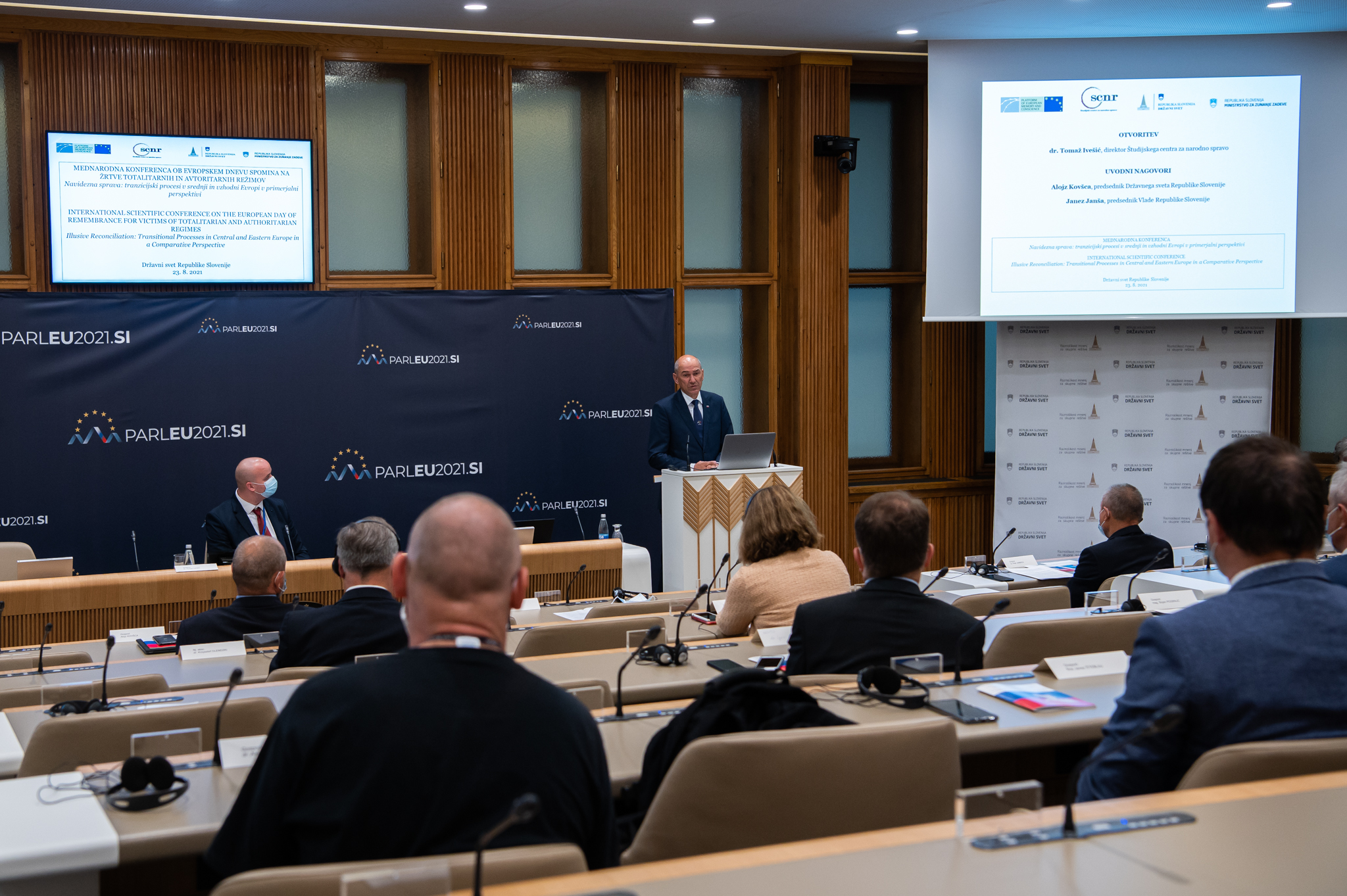 janša, konferenca, sprava, državni svet