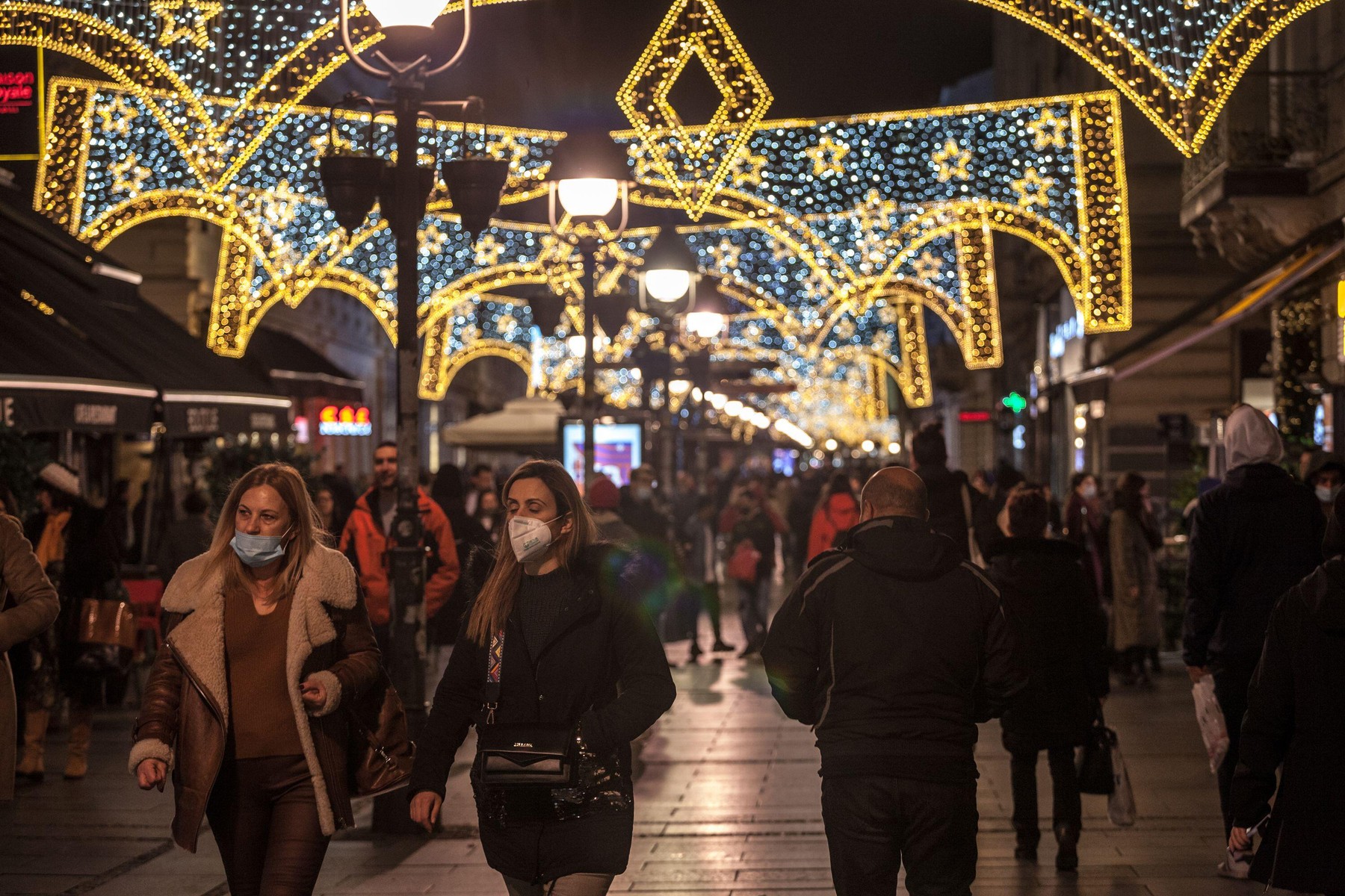 Beograd, novo leto, okrasitev