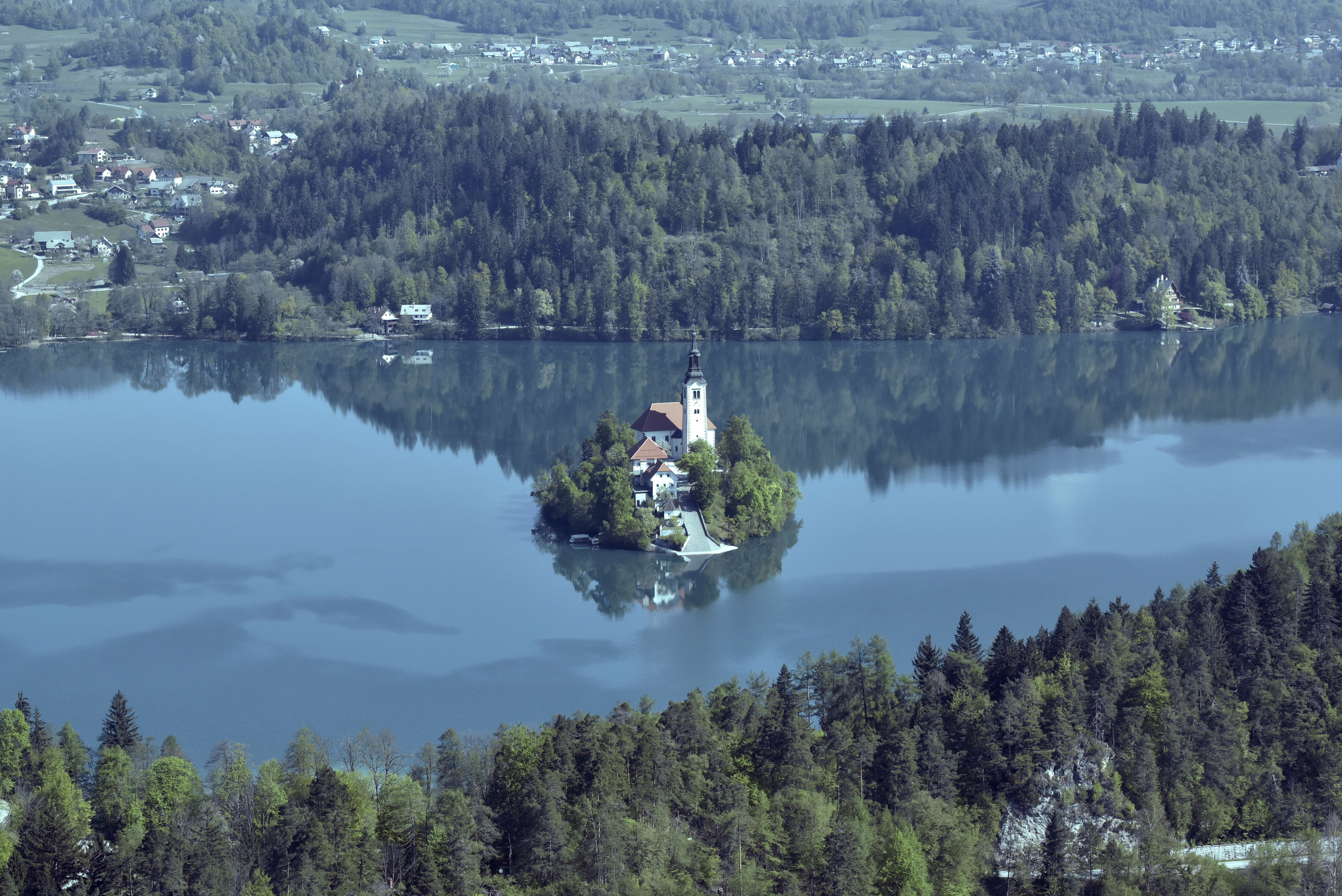 Bled, Blejsko jezero, panorama