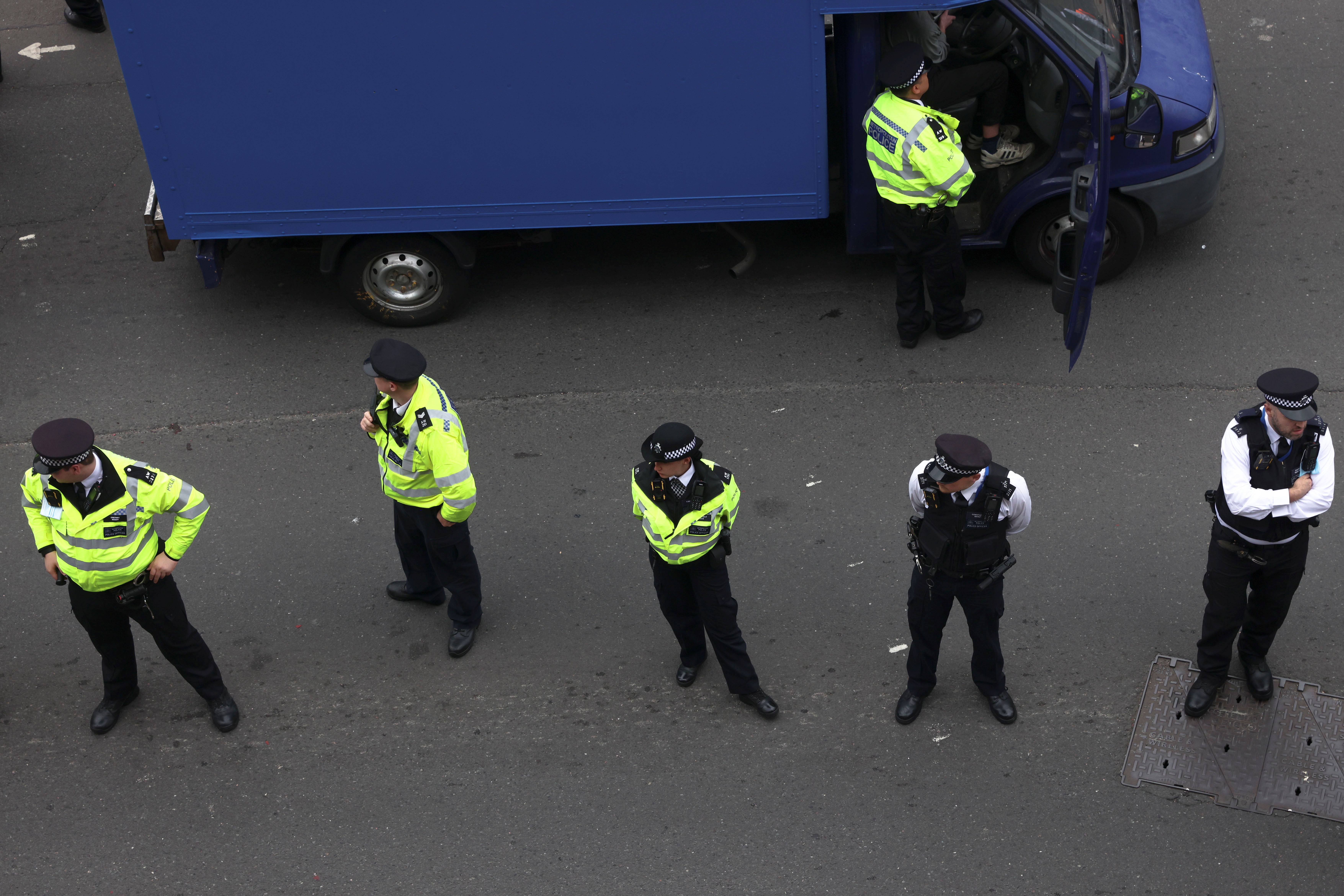 London, angleška policija