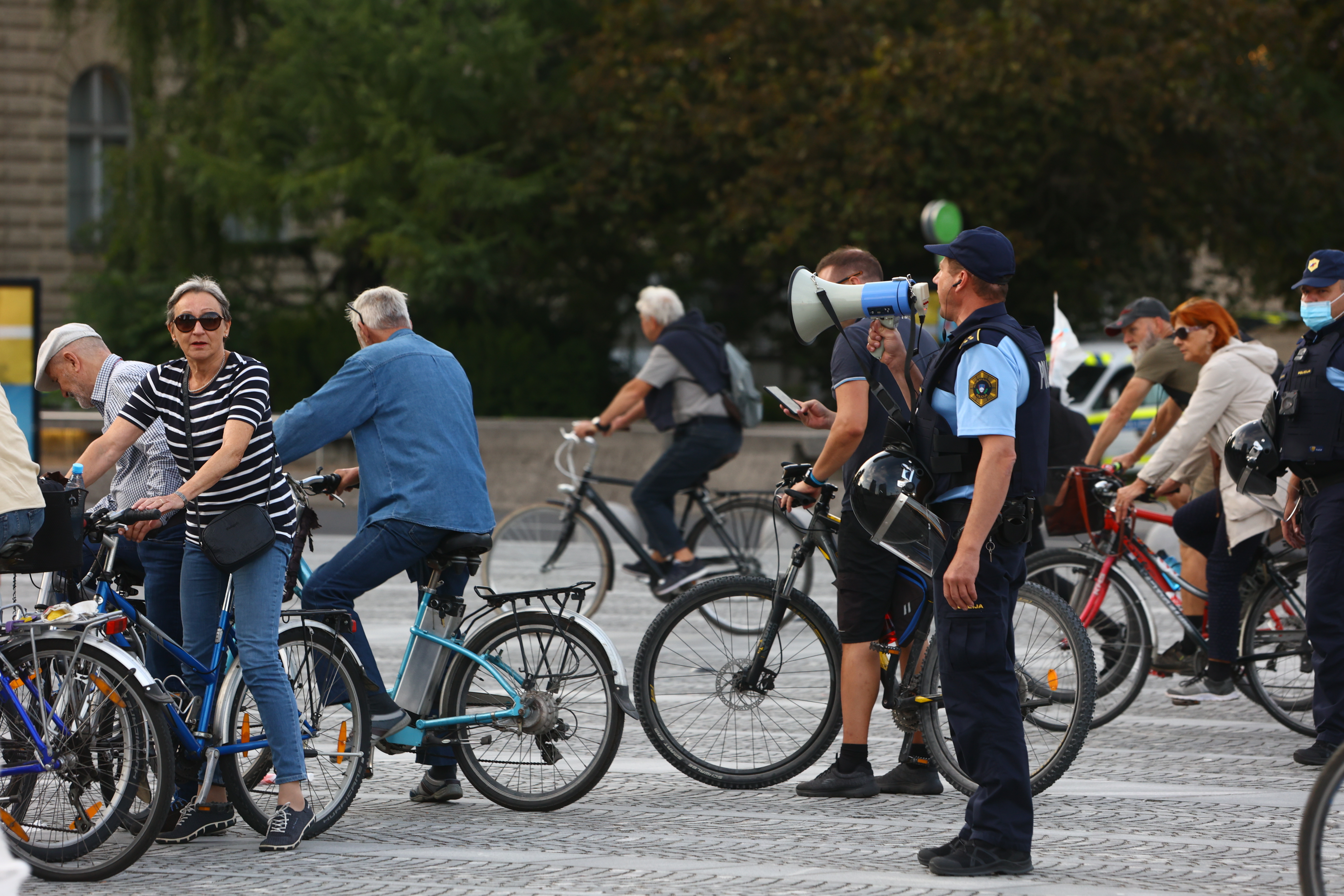 protest, petek, ljubljana