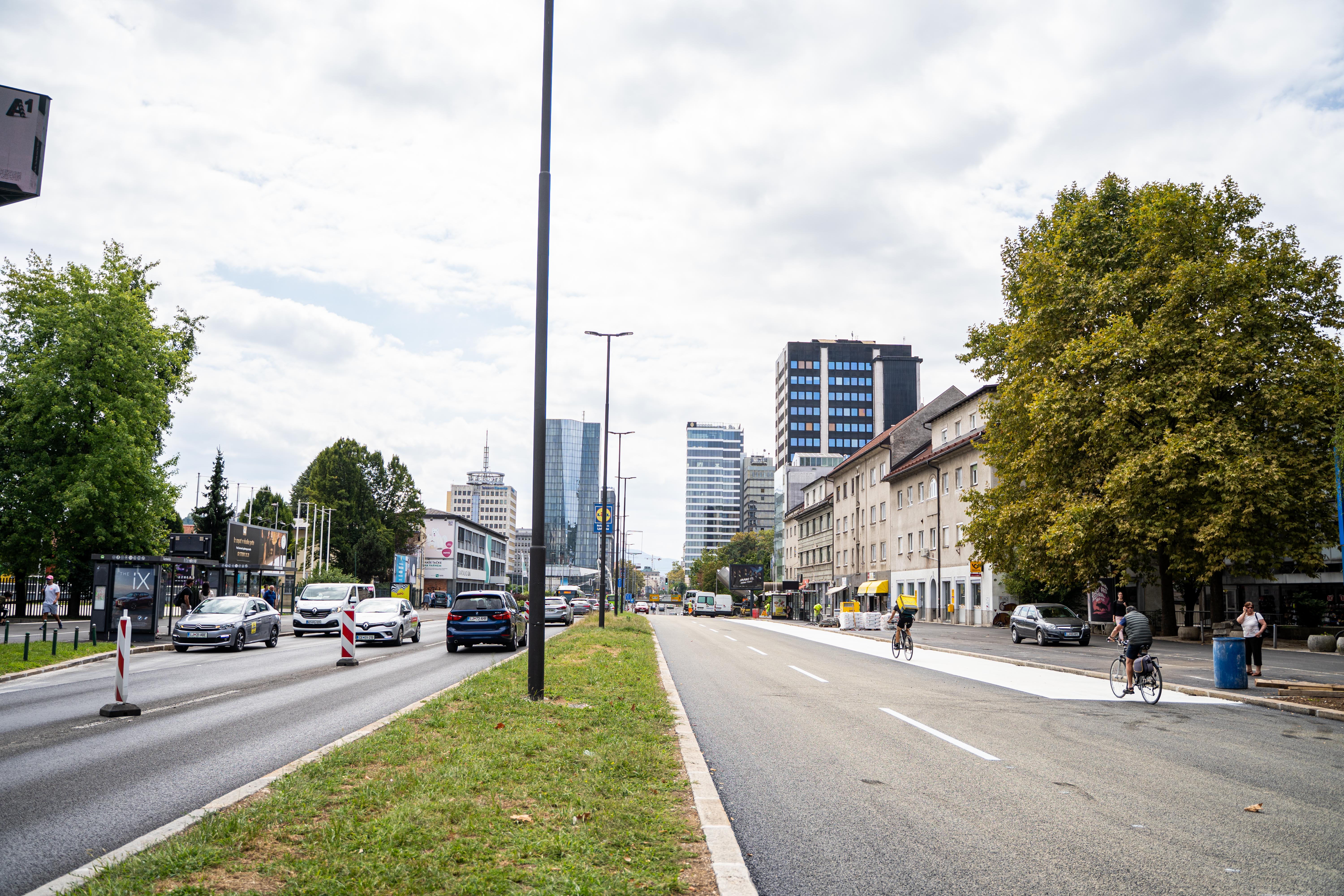 prenovljena Dunajska cesta, MOL, Ljubljana