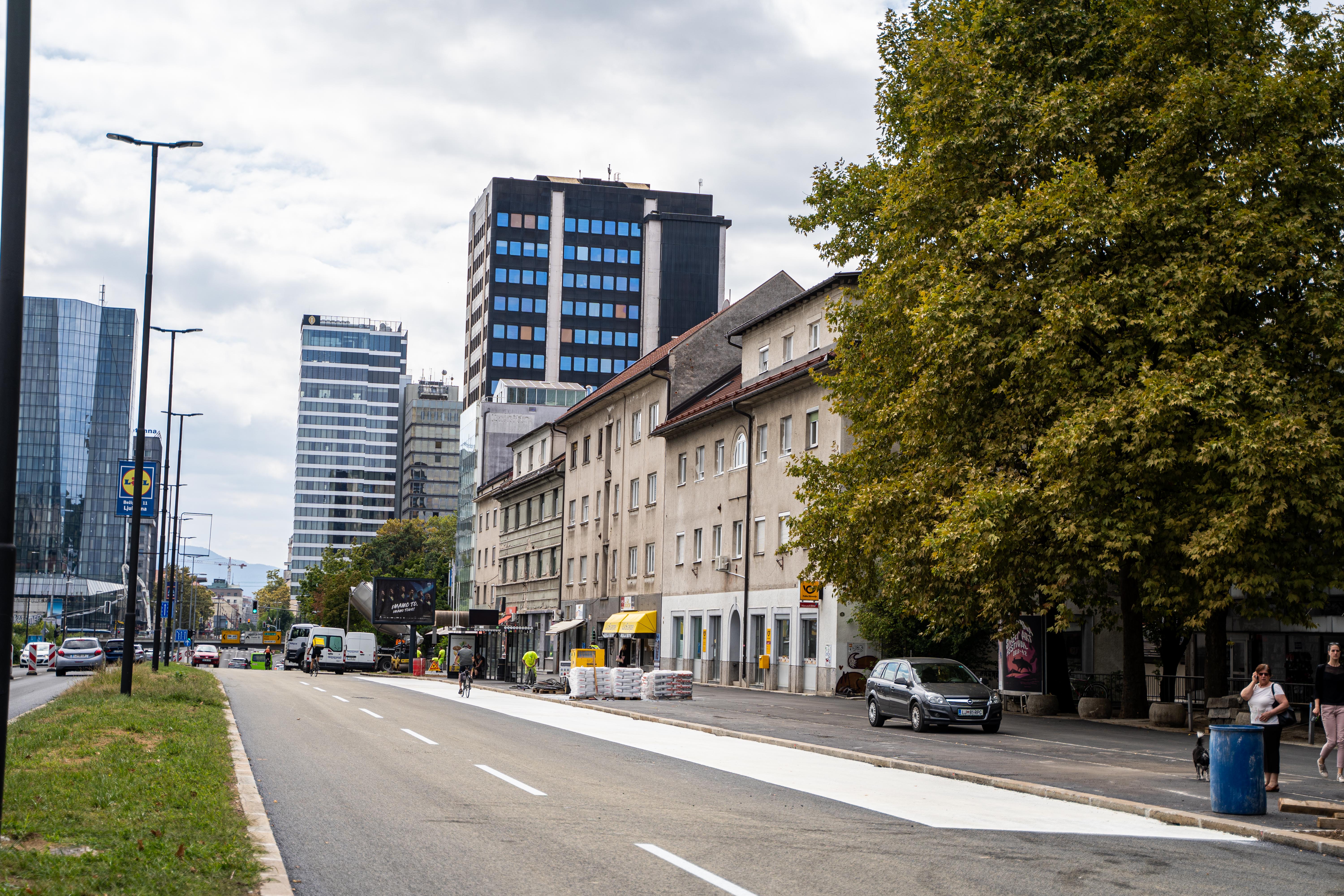 prenovljena Dunajska cesta, MOL, Ljubljana