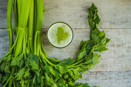 zelena, sok, zelenjava