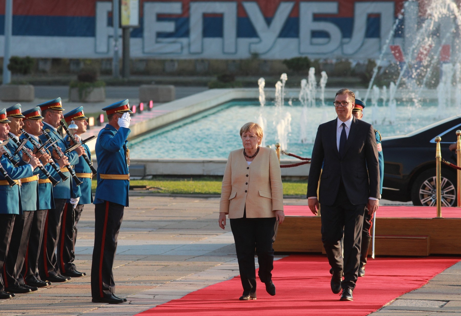 Angela Merkel, Aleksander Vučić