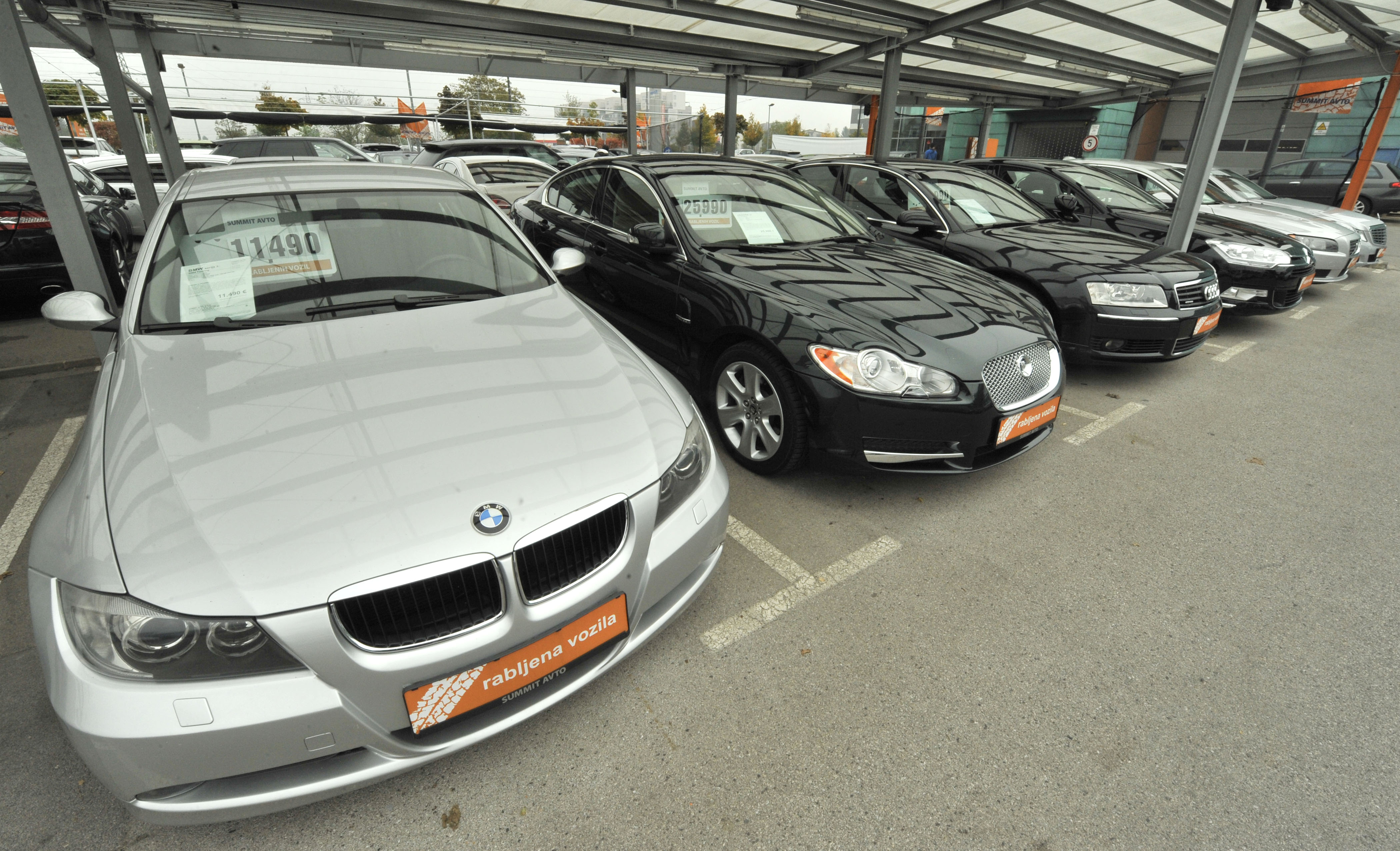 AVTOMOBILI PRODAJA RABLJENA IN NOVA VOZILA INDUSTRIJA PROMET