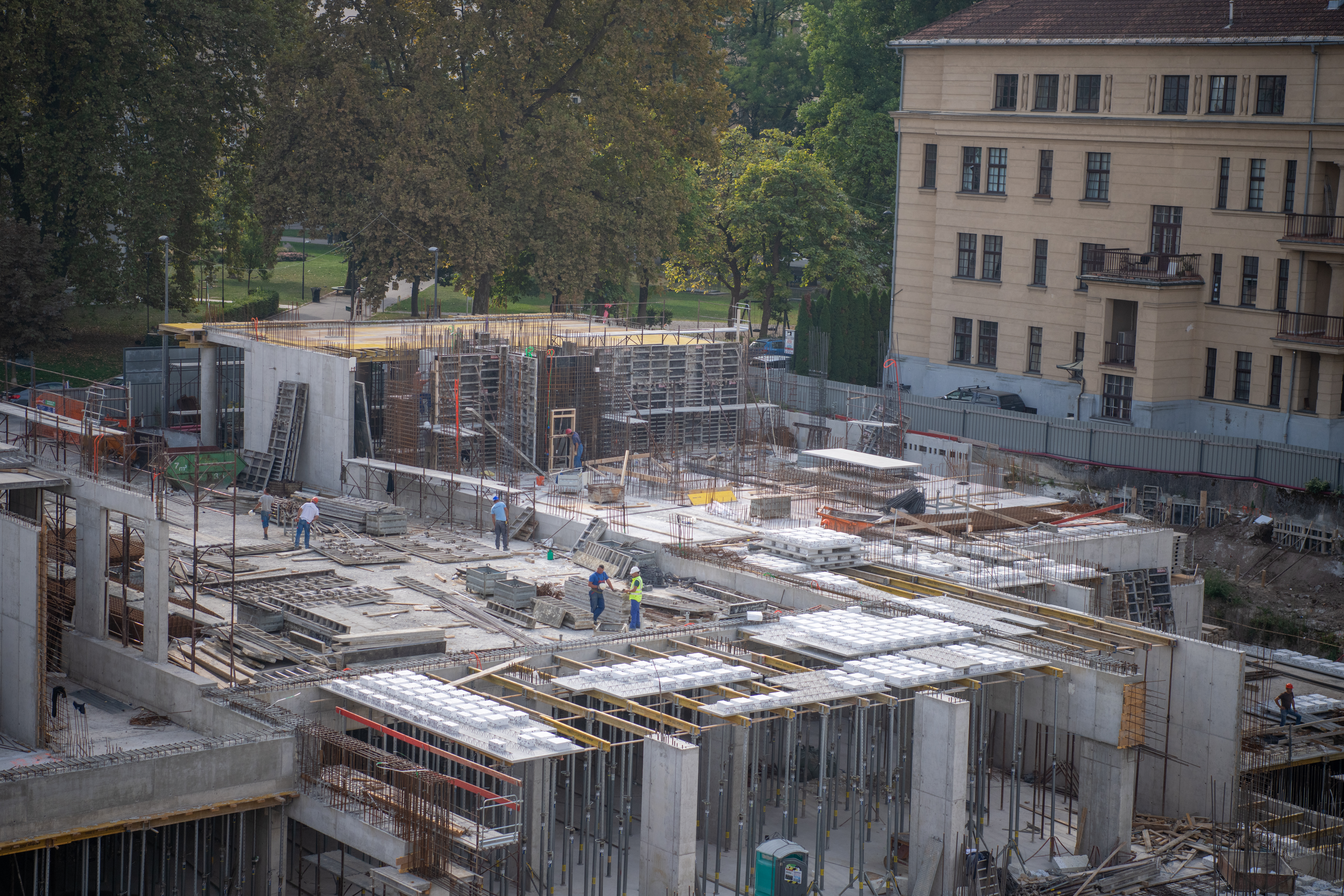 Schellenburg, gradbišče