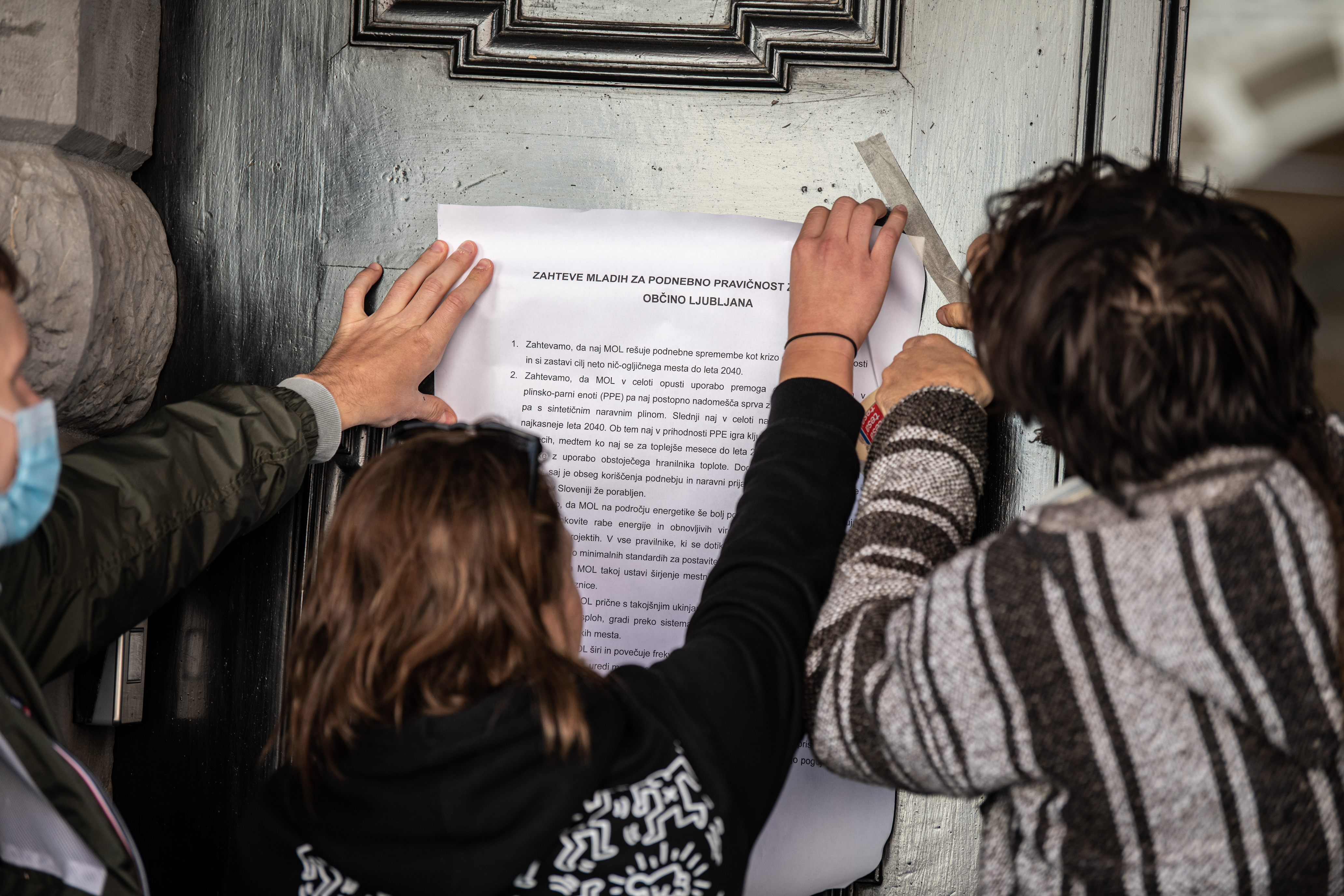 Podnebni protest v Ljubljani