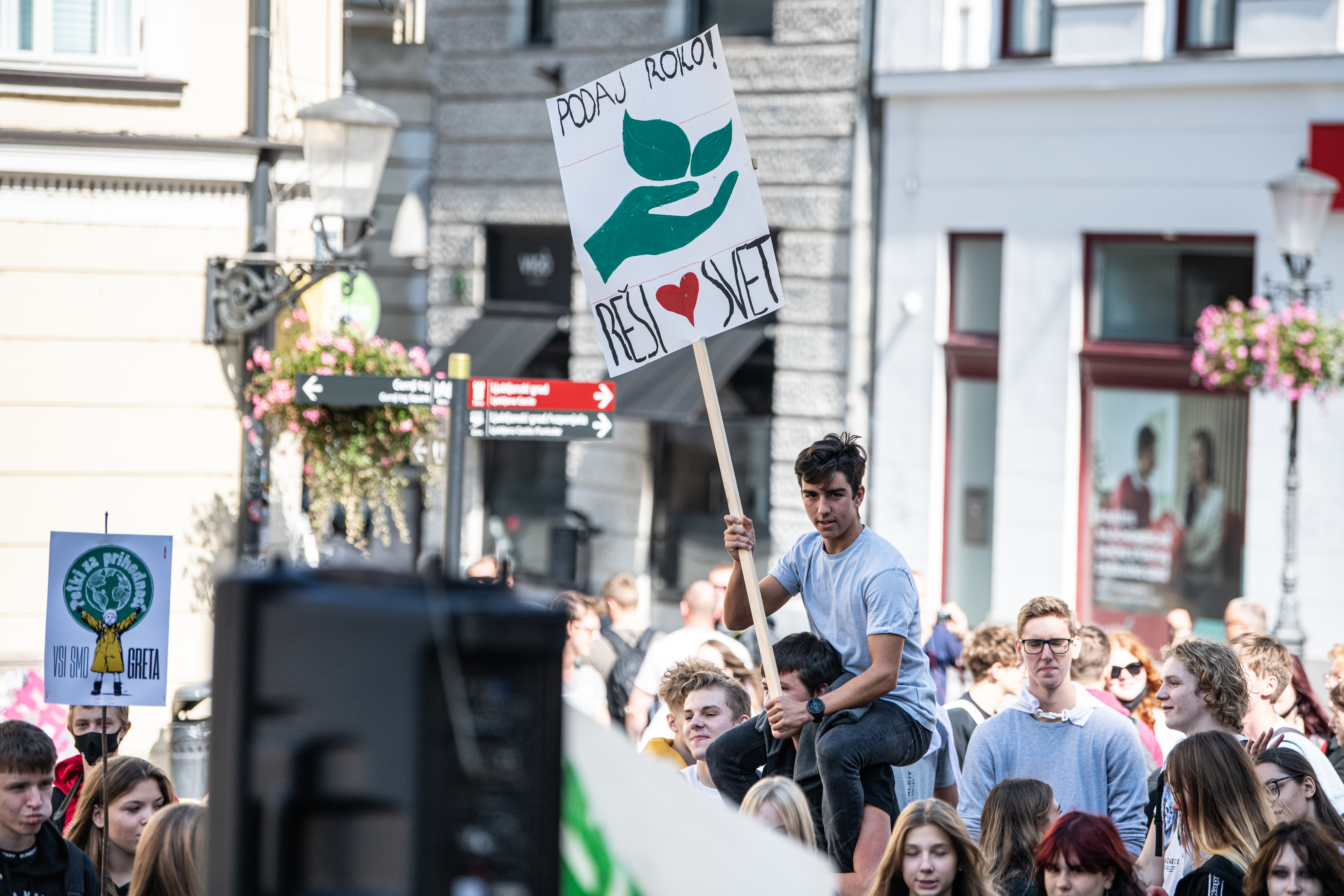 Podnebni protest v Ljubljani