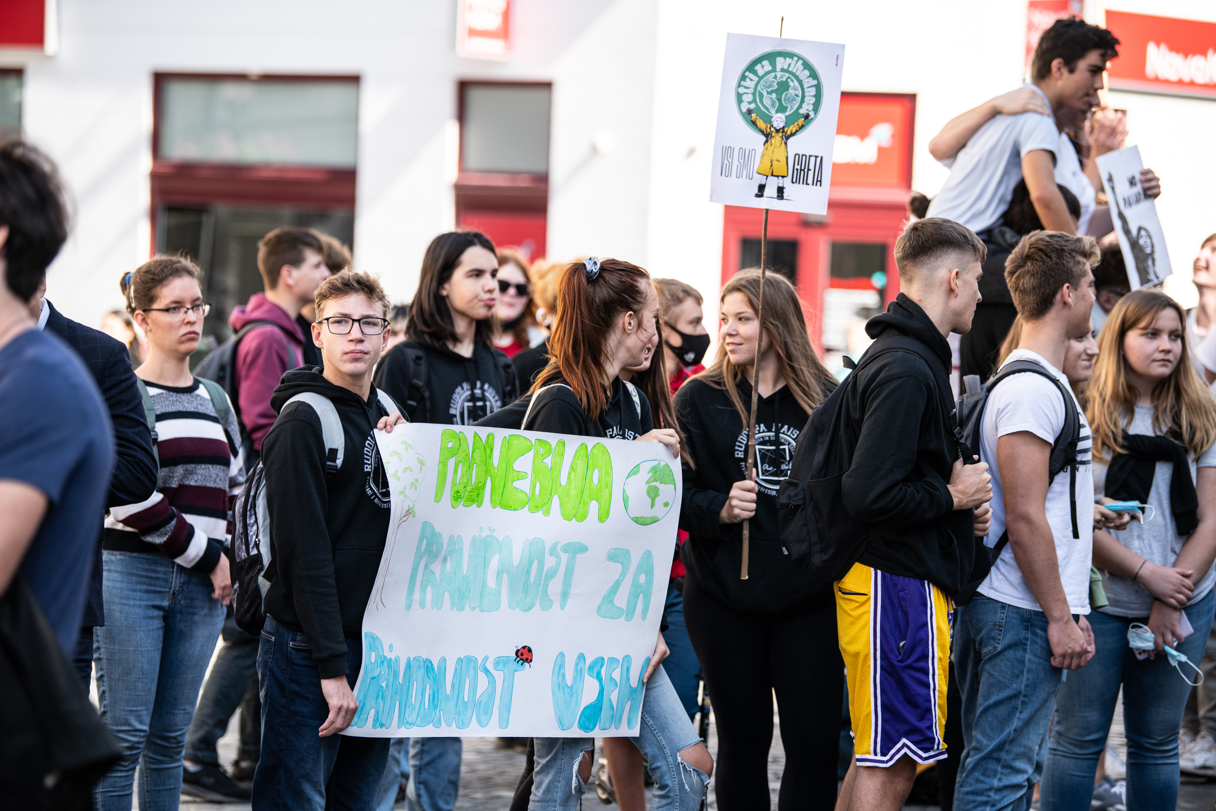 Podnebni protest v Ljubljani