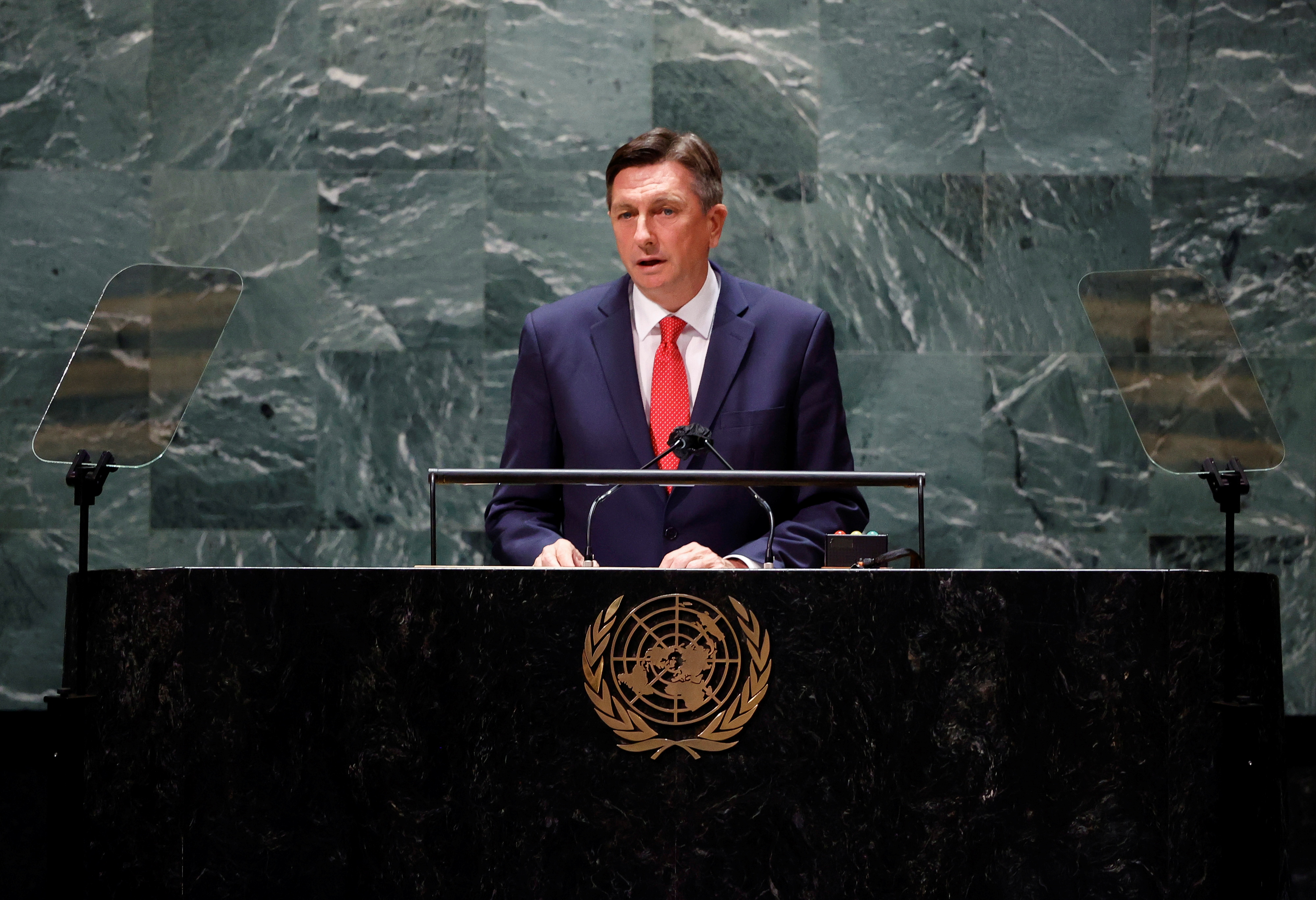 borut pahor, generalna supščina zn