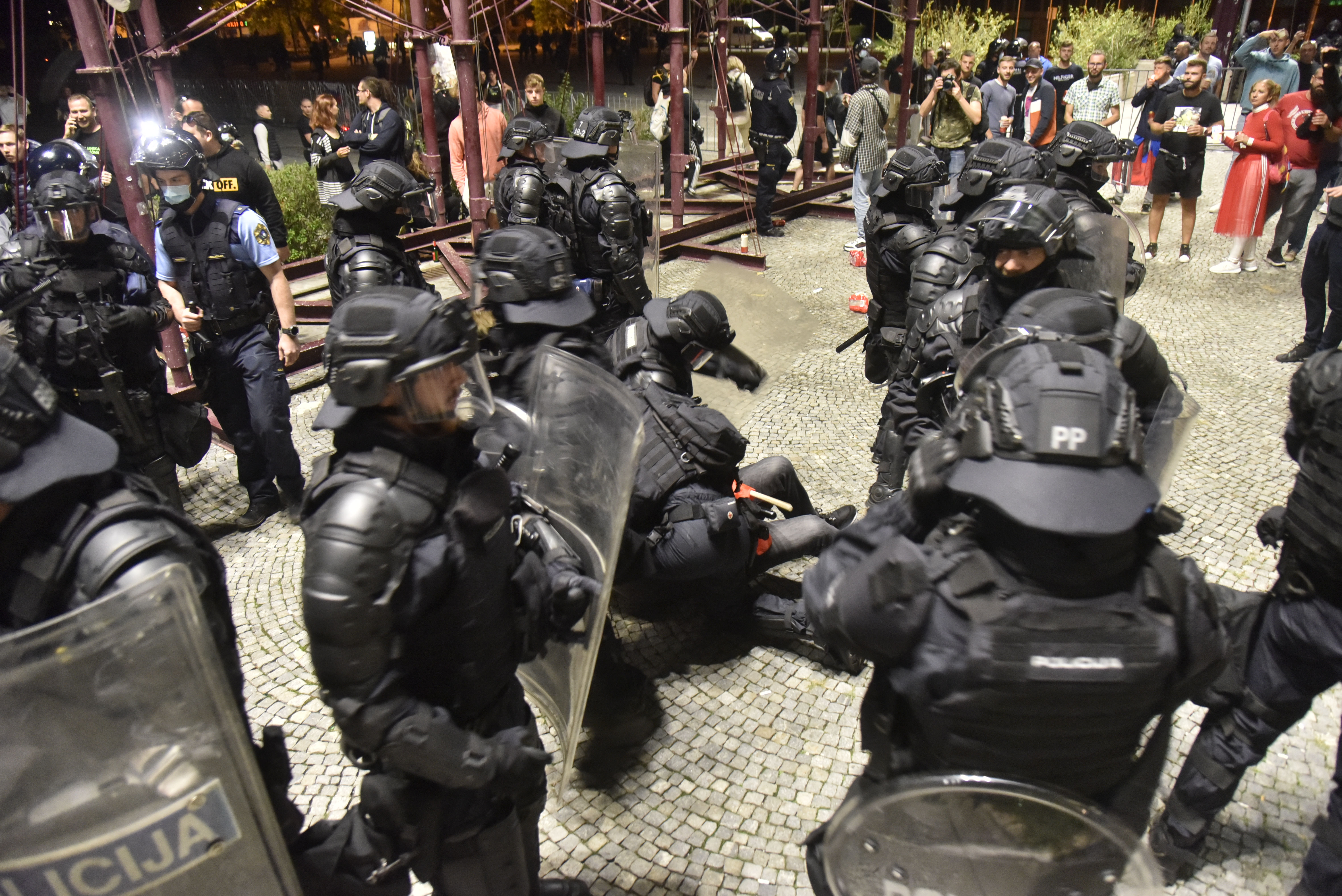 Protest pripadnikov anticepilcev