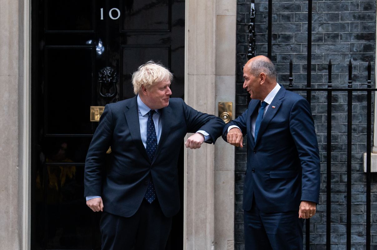 Janez Janša, Boris Johnson