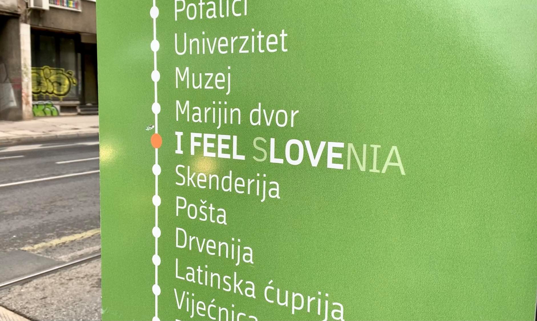 Promocijski tramvaj v Sarajevu