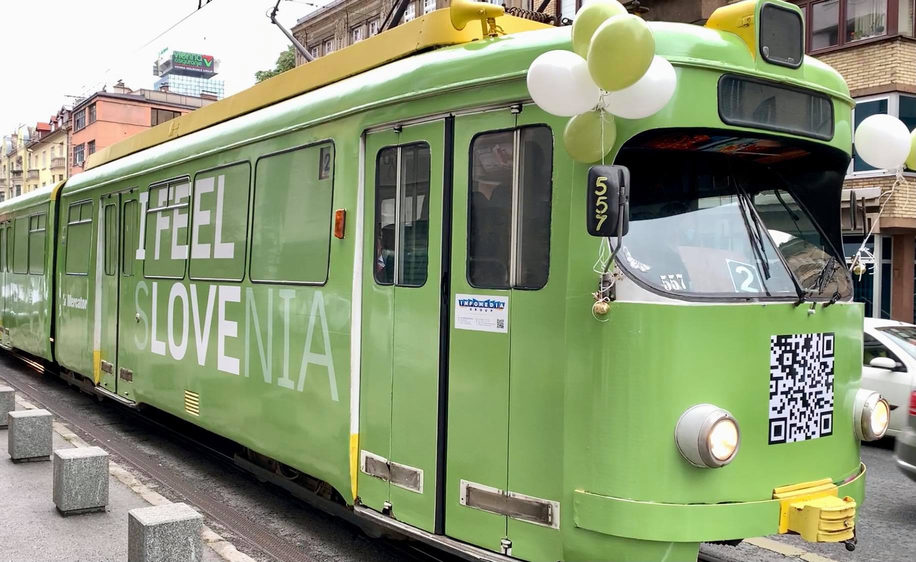 Promocijski tramvaj v Sarajevu