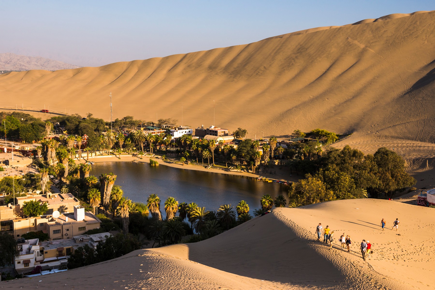 Huacachina, oaza, peru