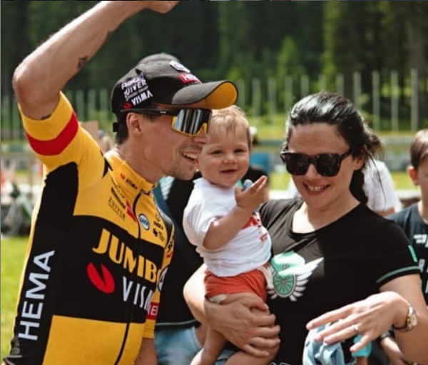primož Roglič, Lora Klinc, Lev Roglič, poroka, kolesarstvo
