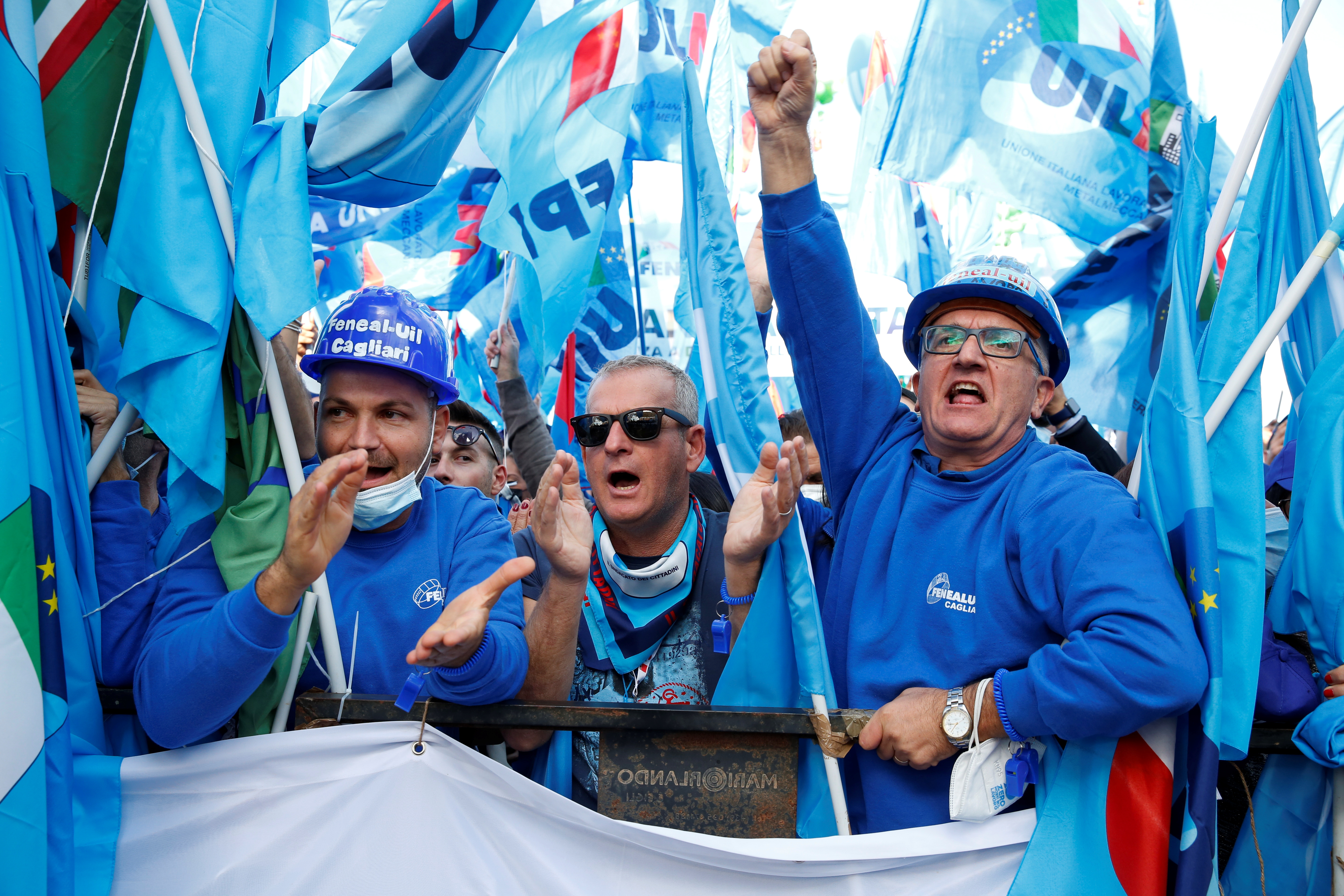 protesti proti fašizmu v Rimu