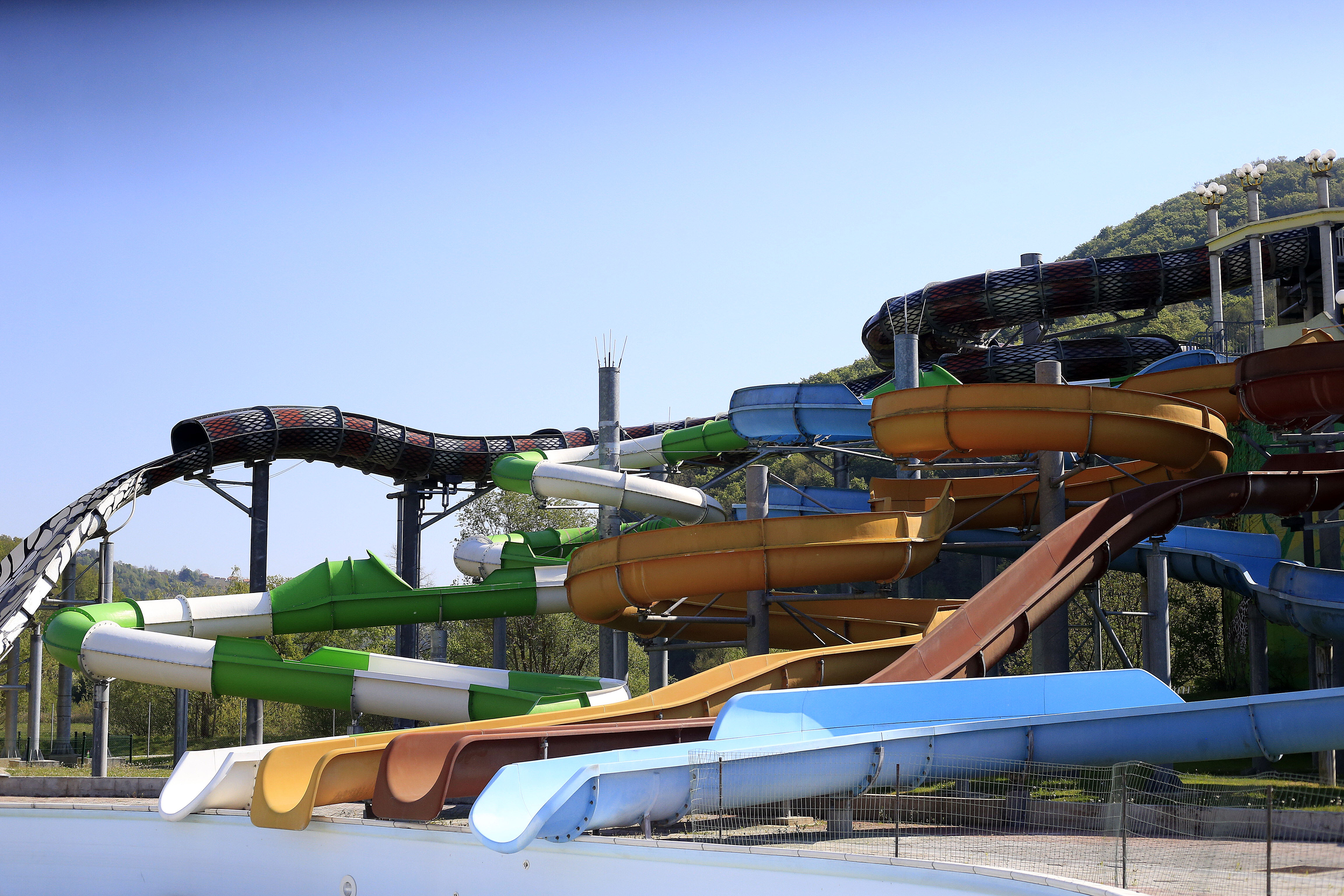 Terme Olimia, ležalniki, bazen, kopanje, dopust, počitnice, termalni bazen, turizem, tobogani