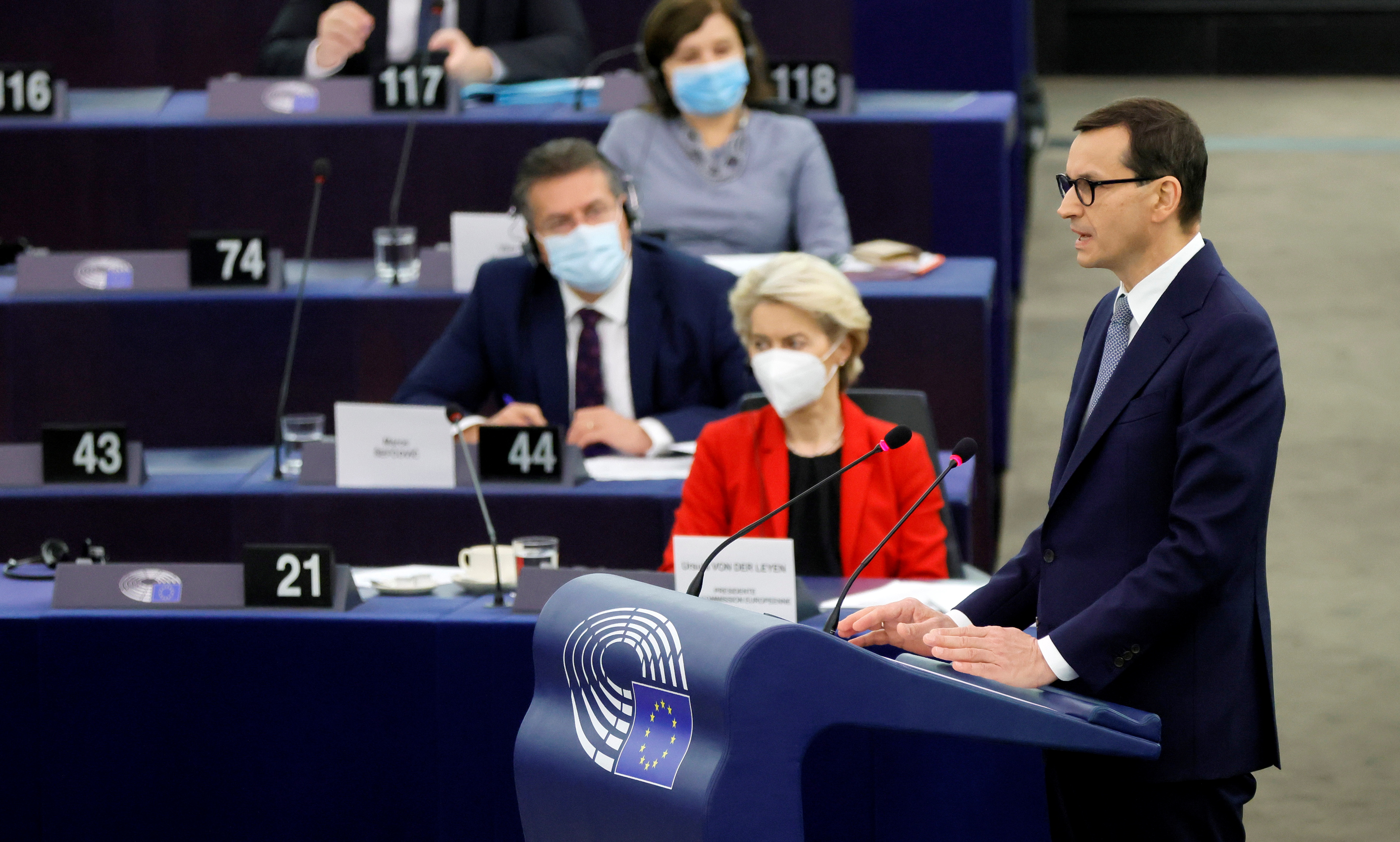 Mateusz Morawiecki, Ursula von der Leyen