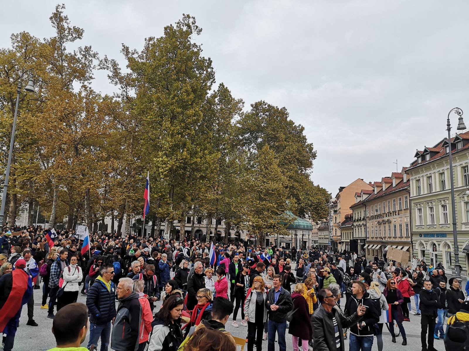 protesti, ljubljana