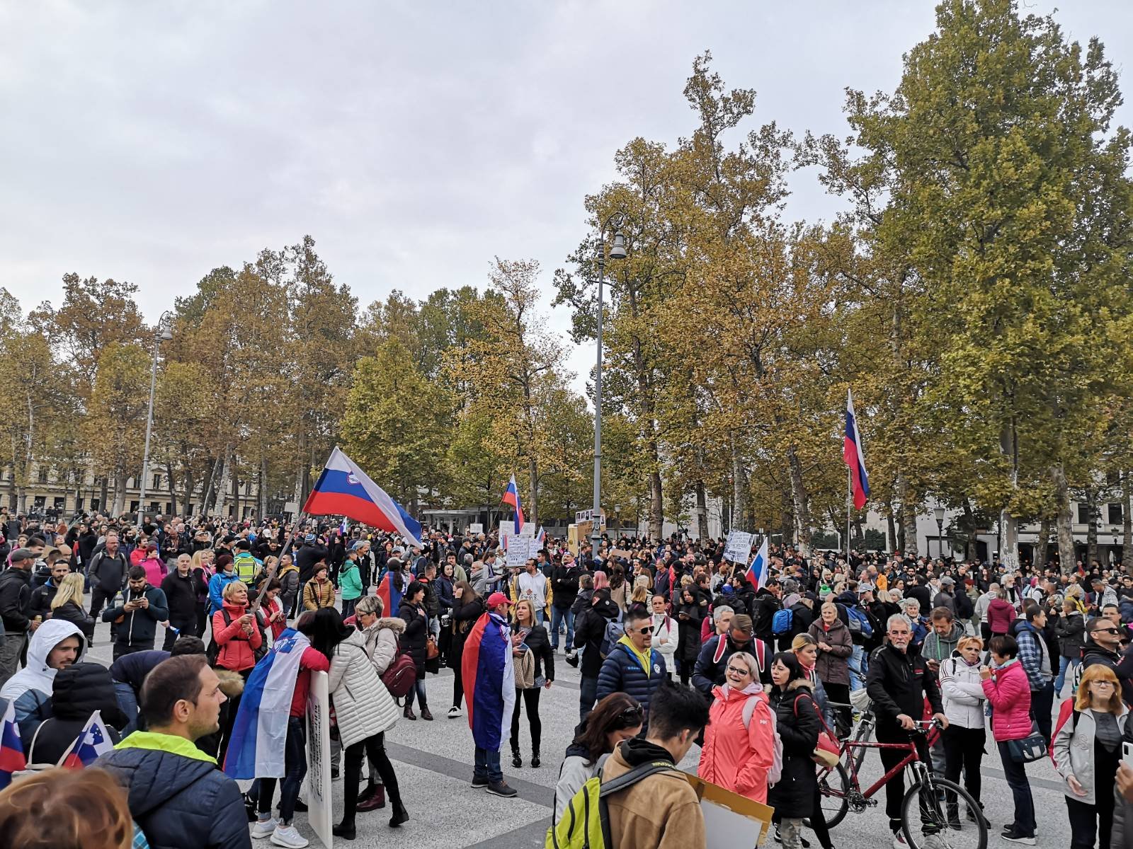 protesti, ljubljana
