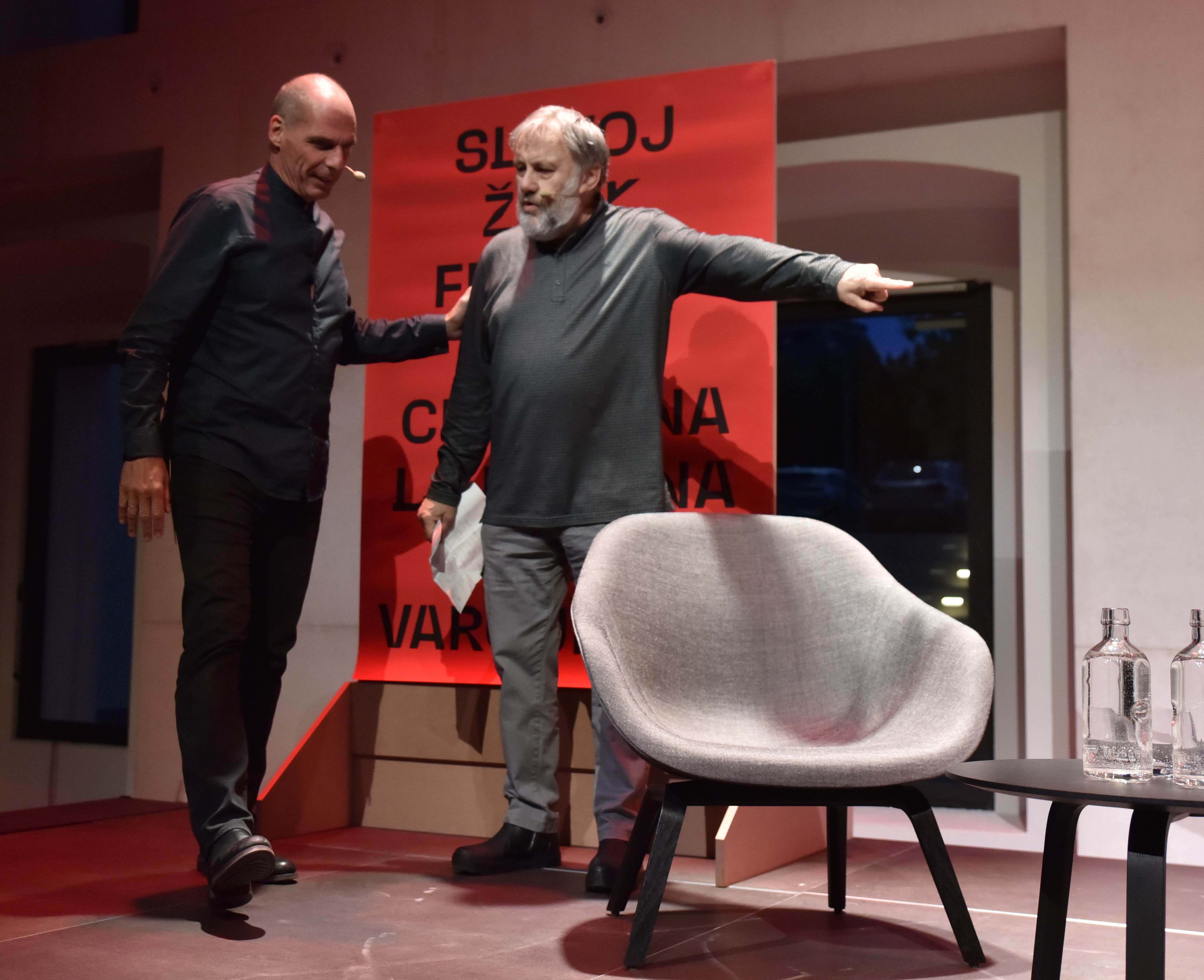 slavoj žižek yanis varoufakis