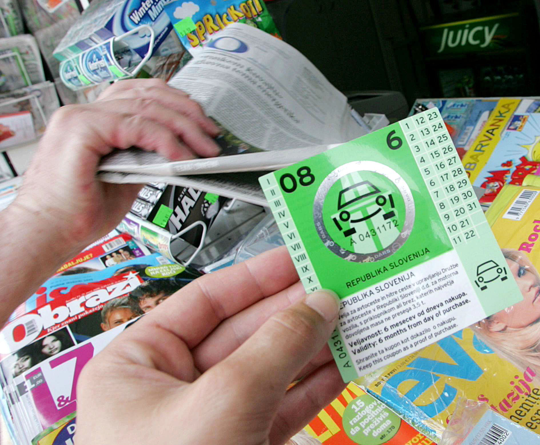 prodaja vinjete, vinjeta