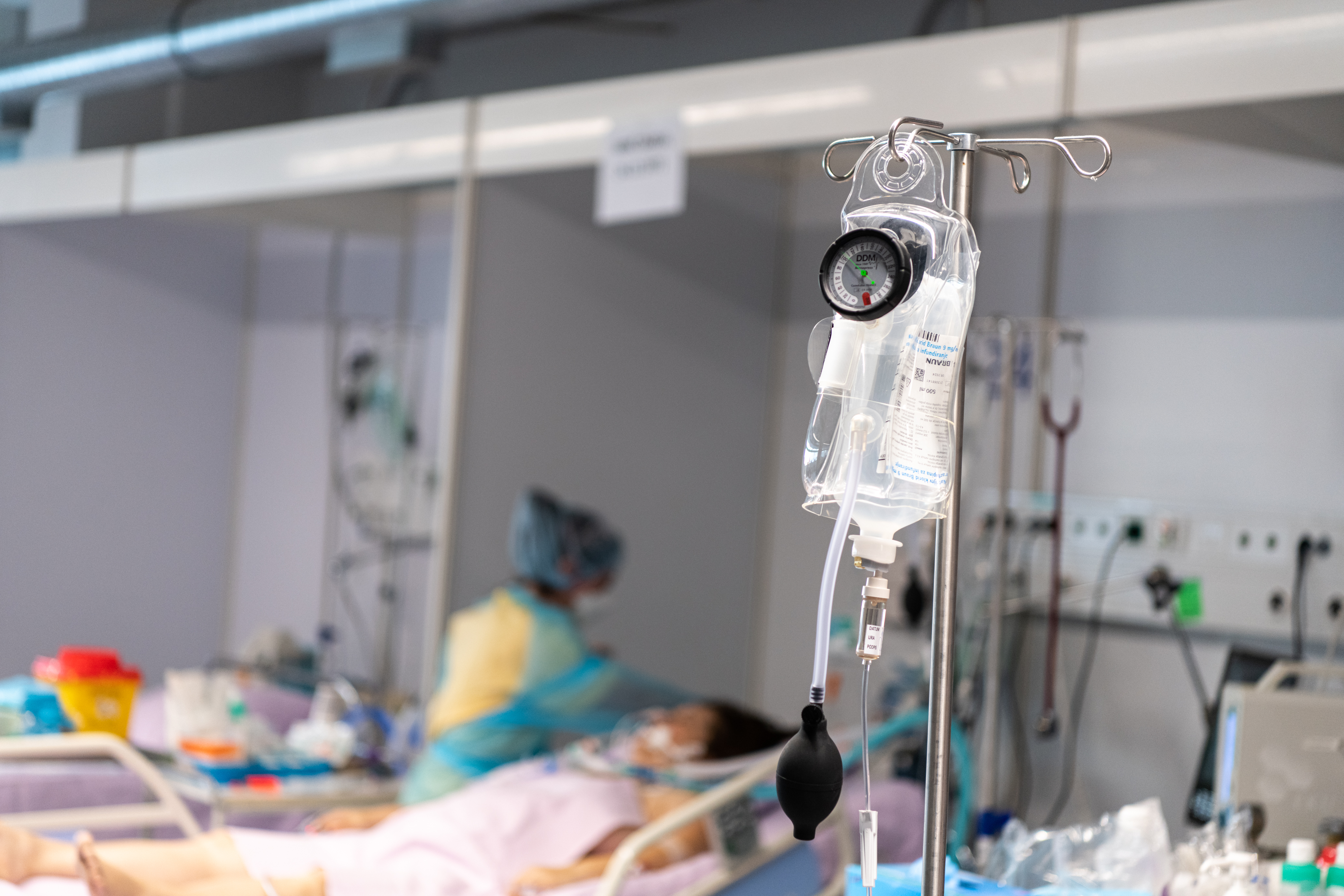 infuzija, dts, bolnišnica, covid-19
