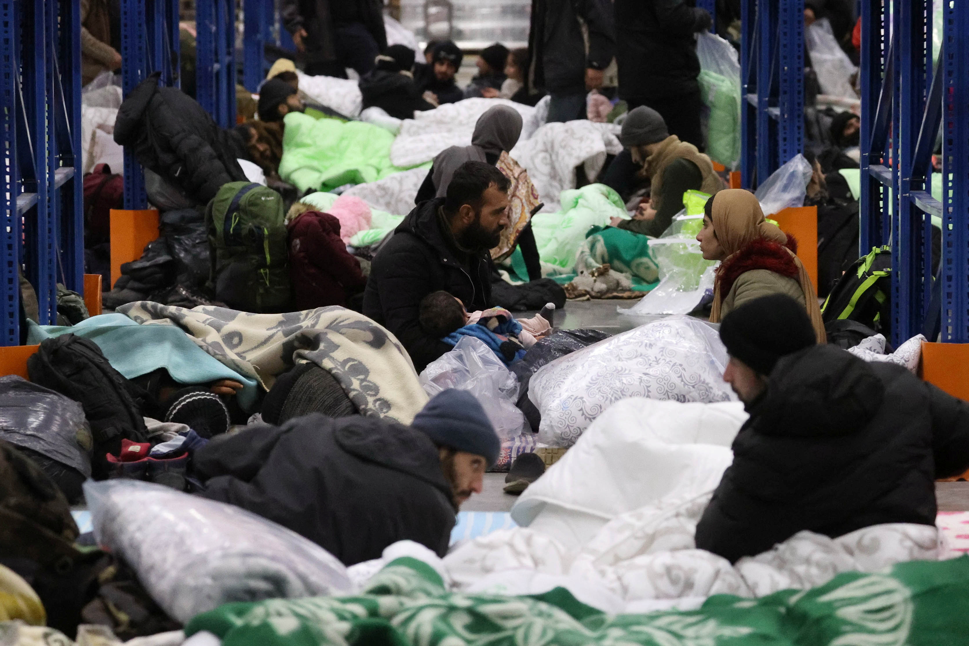 Migrantska kriza na meji med Belorusijo in Poljsko, prebežniki