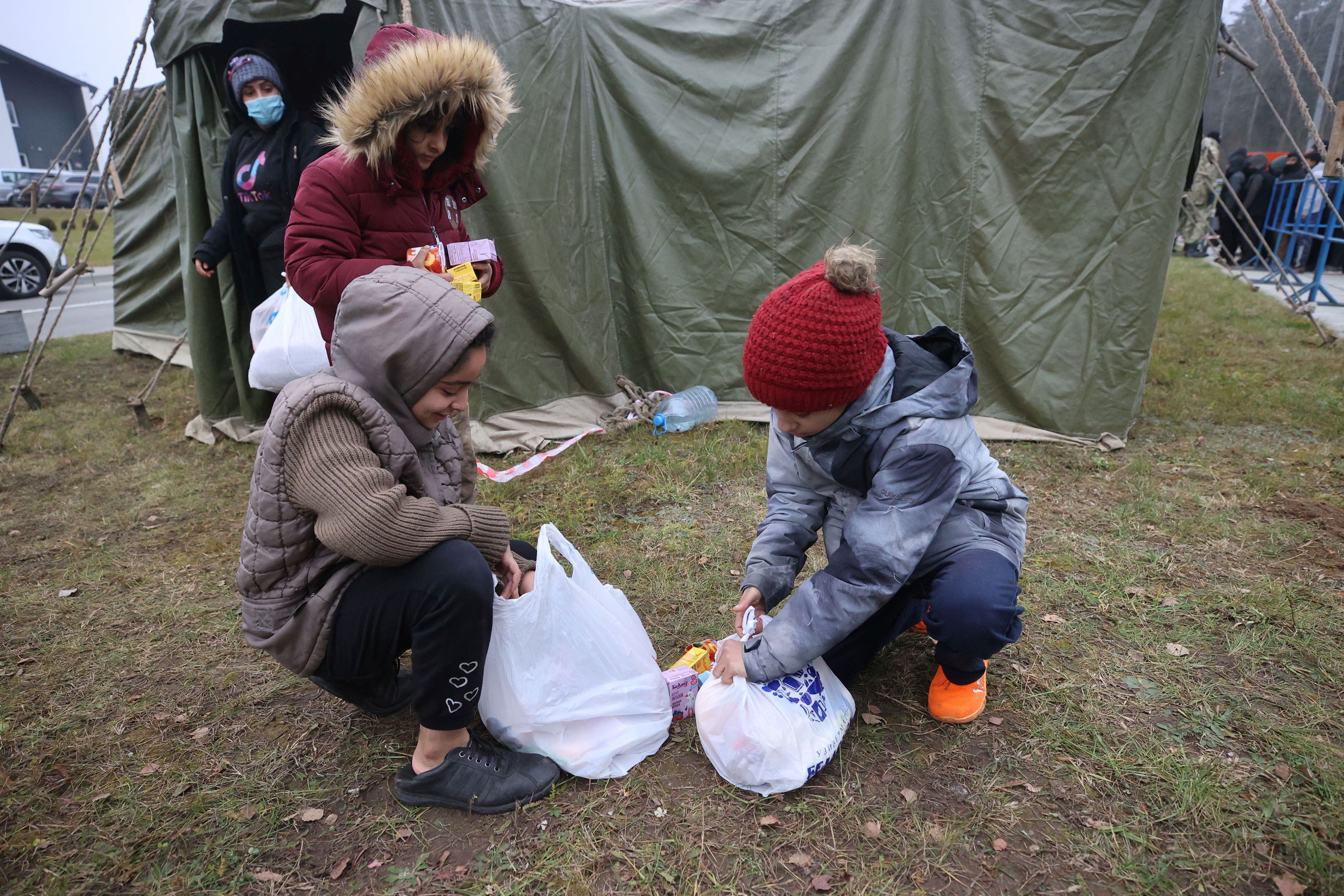 Migrantska kriza na meji med Belorusijo in Poljsko, prebežniki