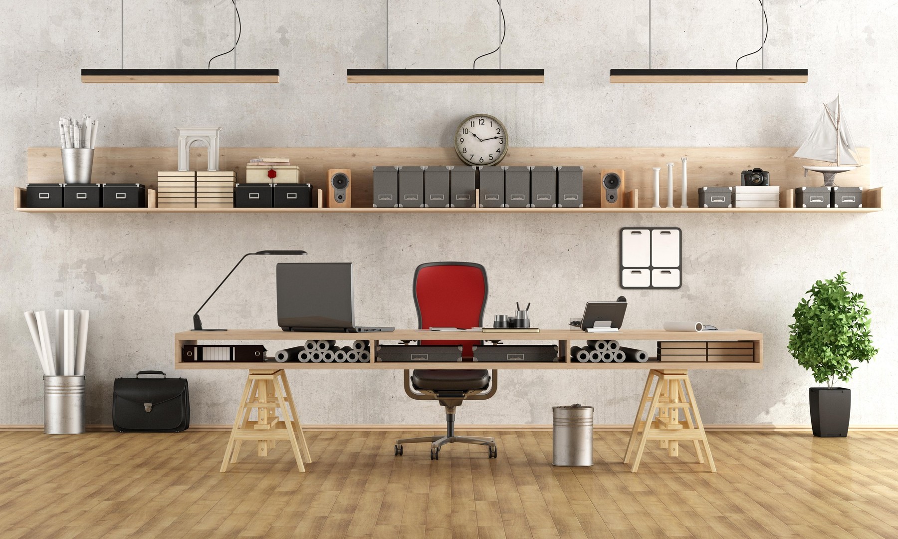 minimalilzem, pisarna