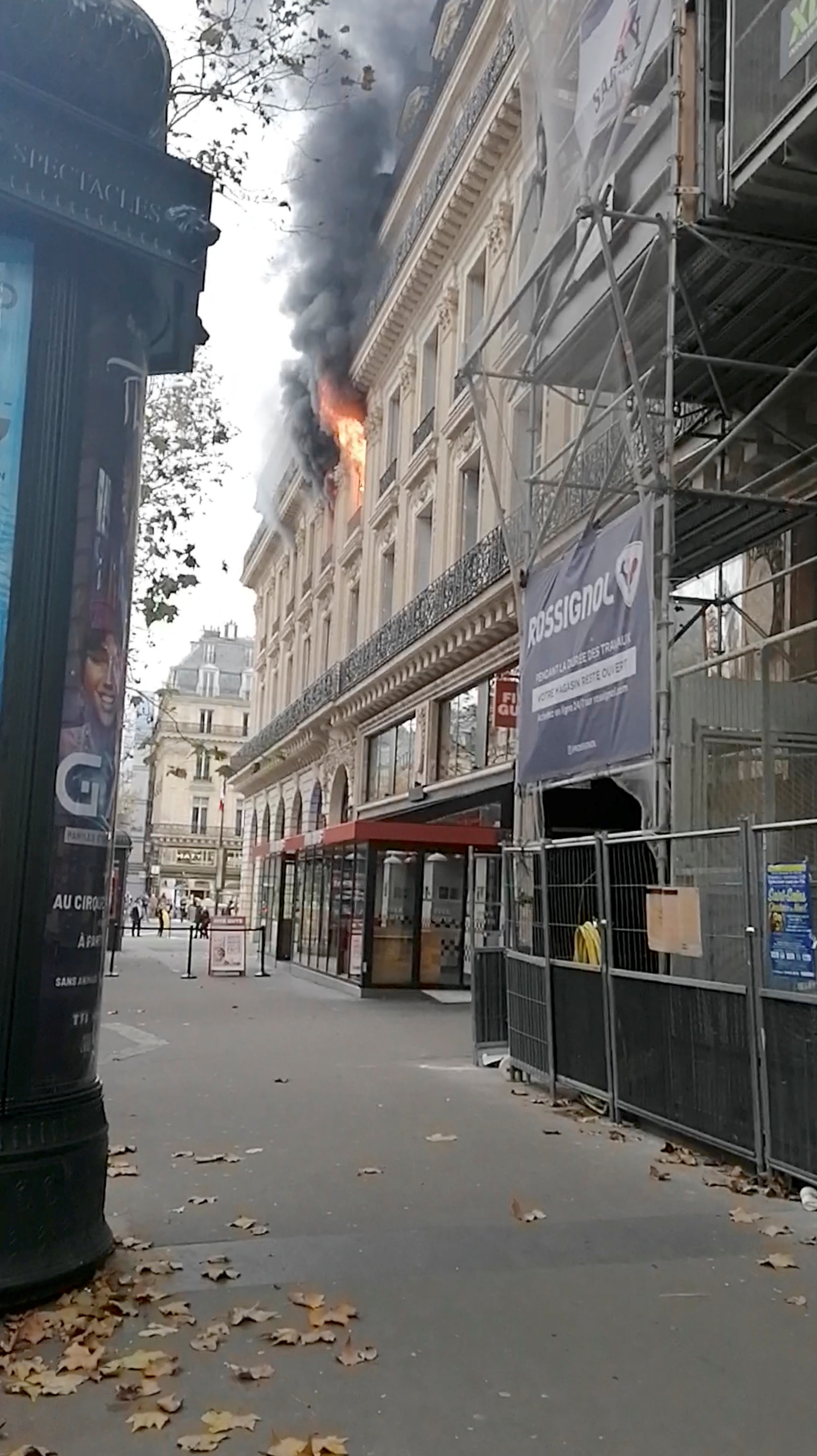 požar, Pariz