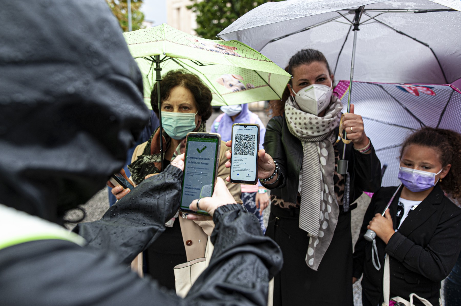 Italija, covidno potrdilo, qr koda, pct
