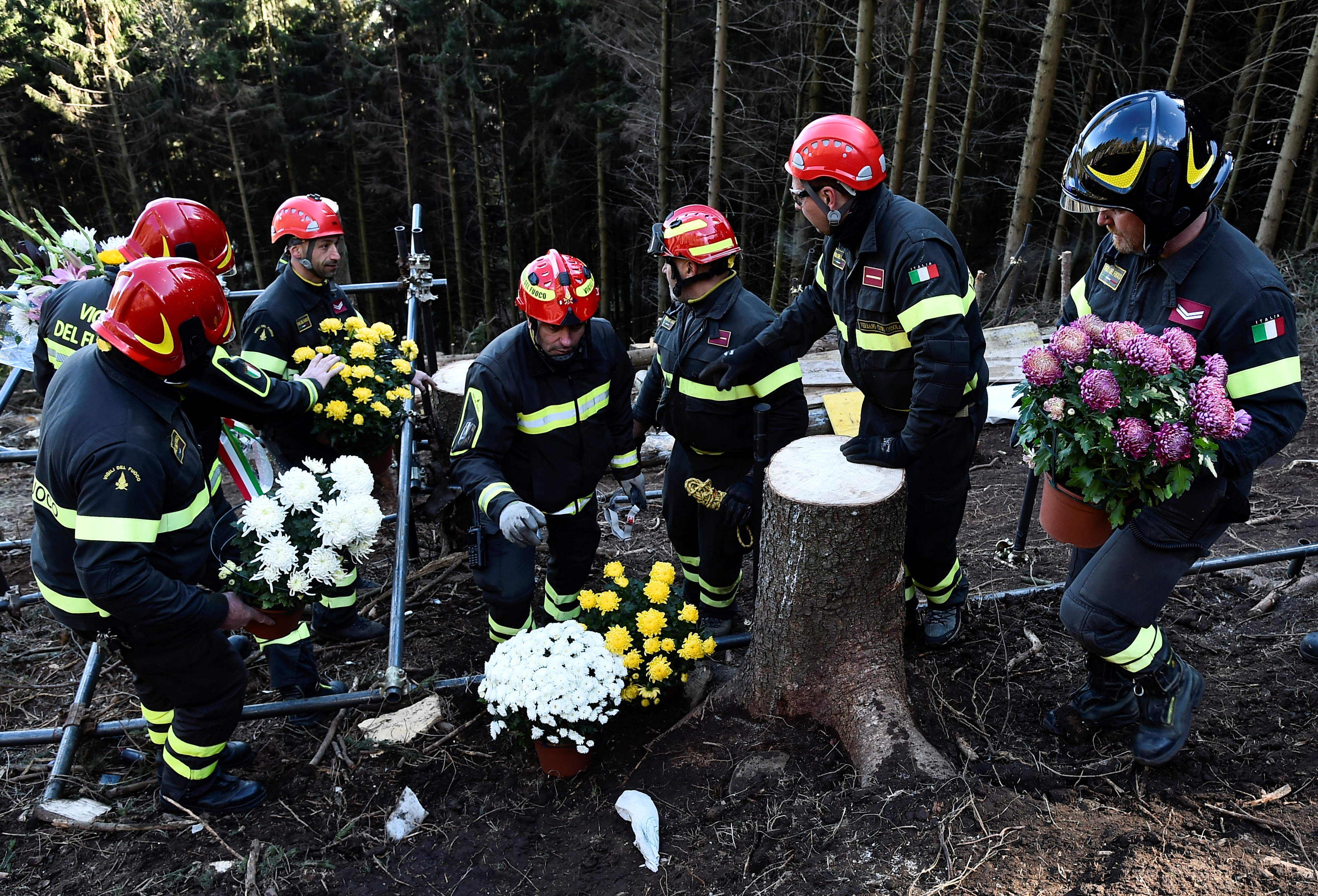 italija, nesreča, žičnica
