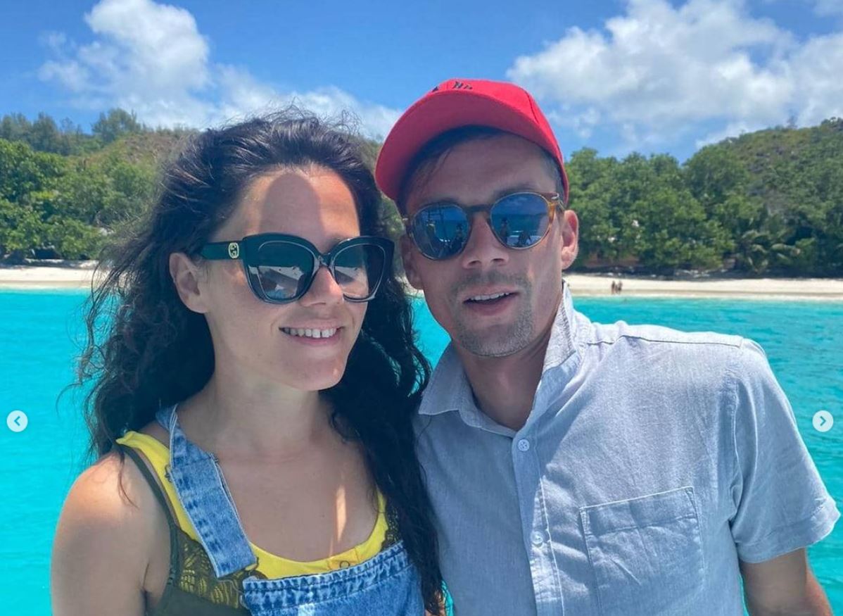 Lora Roglič Klinc in Primož Roglič