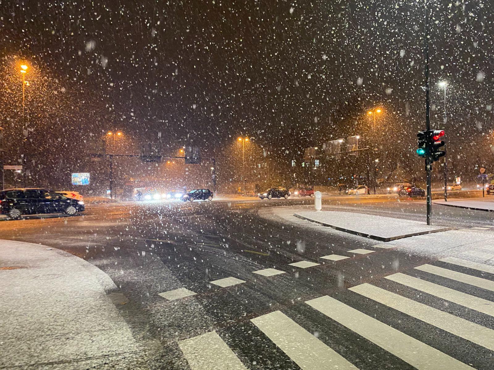 sneg, ljubljana, sneženje