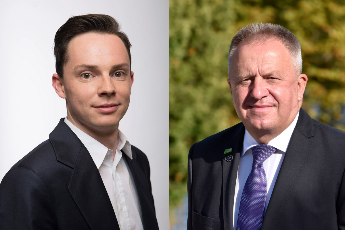 Nejc Šporin in Zdravko Počivalšek