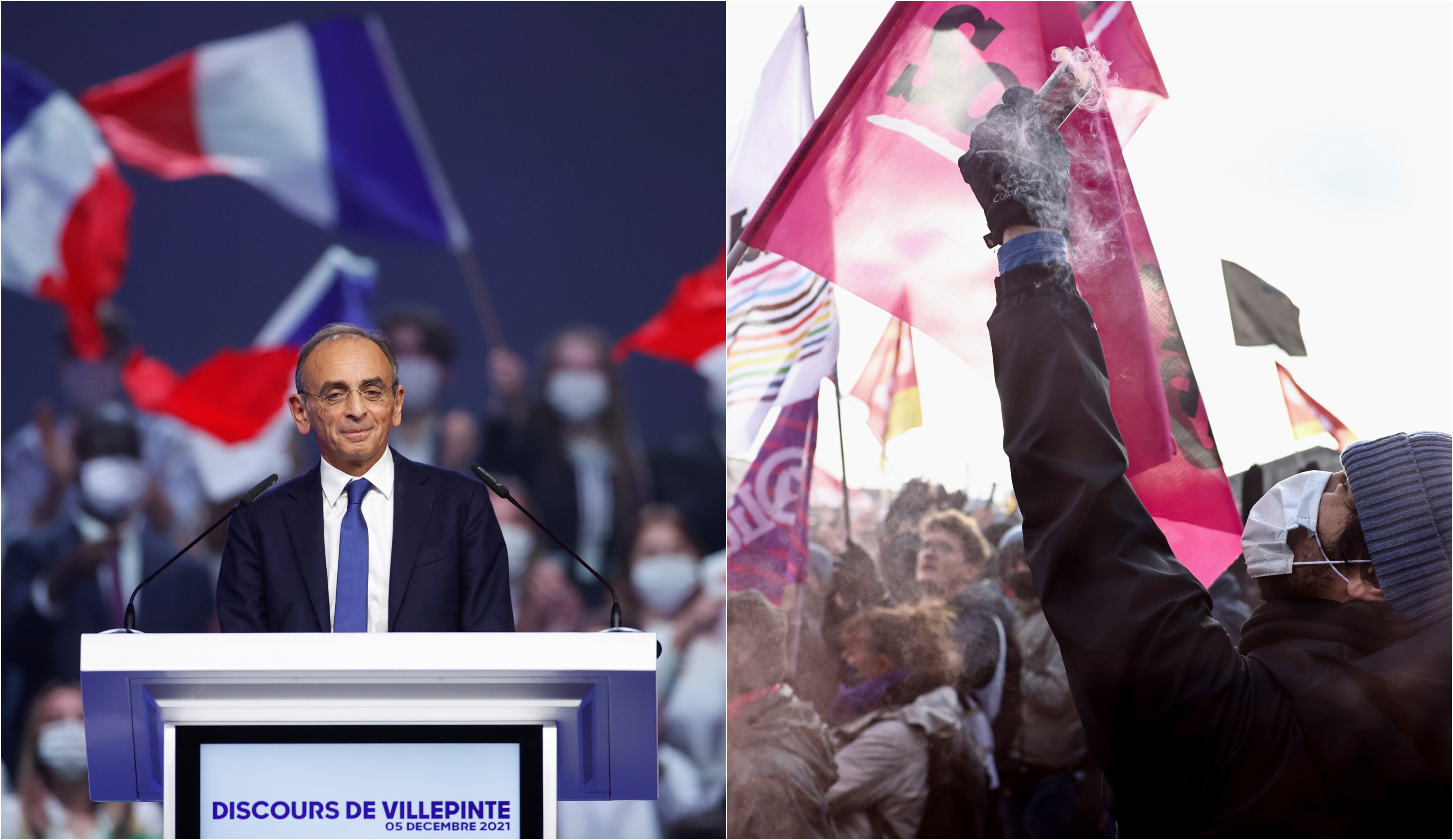 Eric Zemmour, protesti