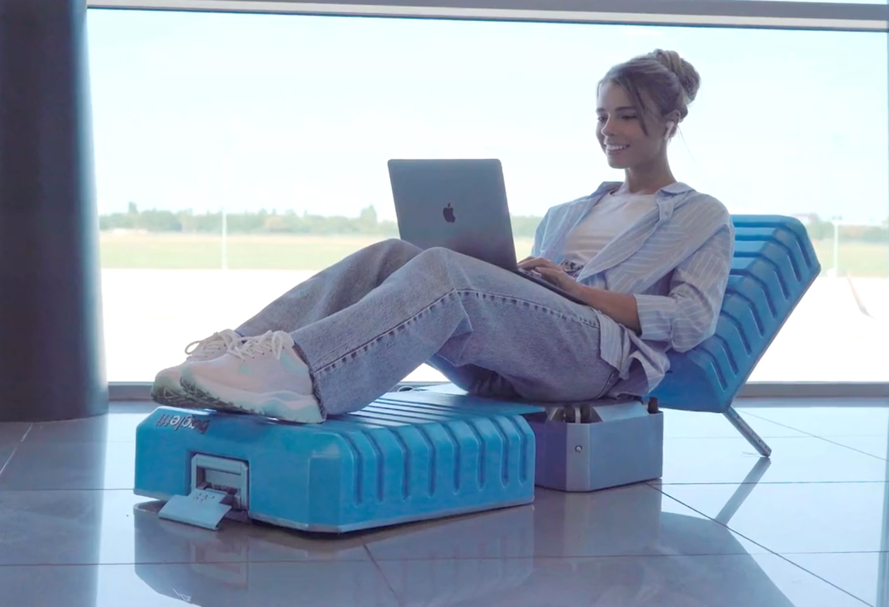 bagletti kovček, letališče