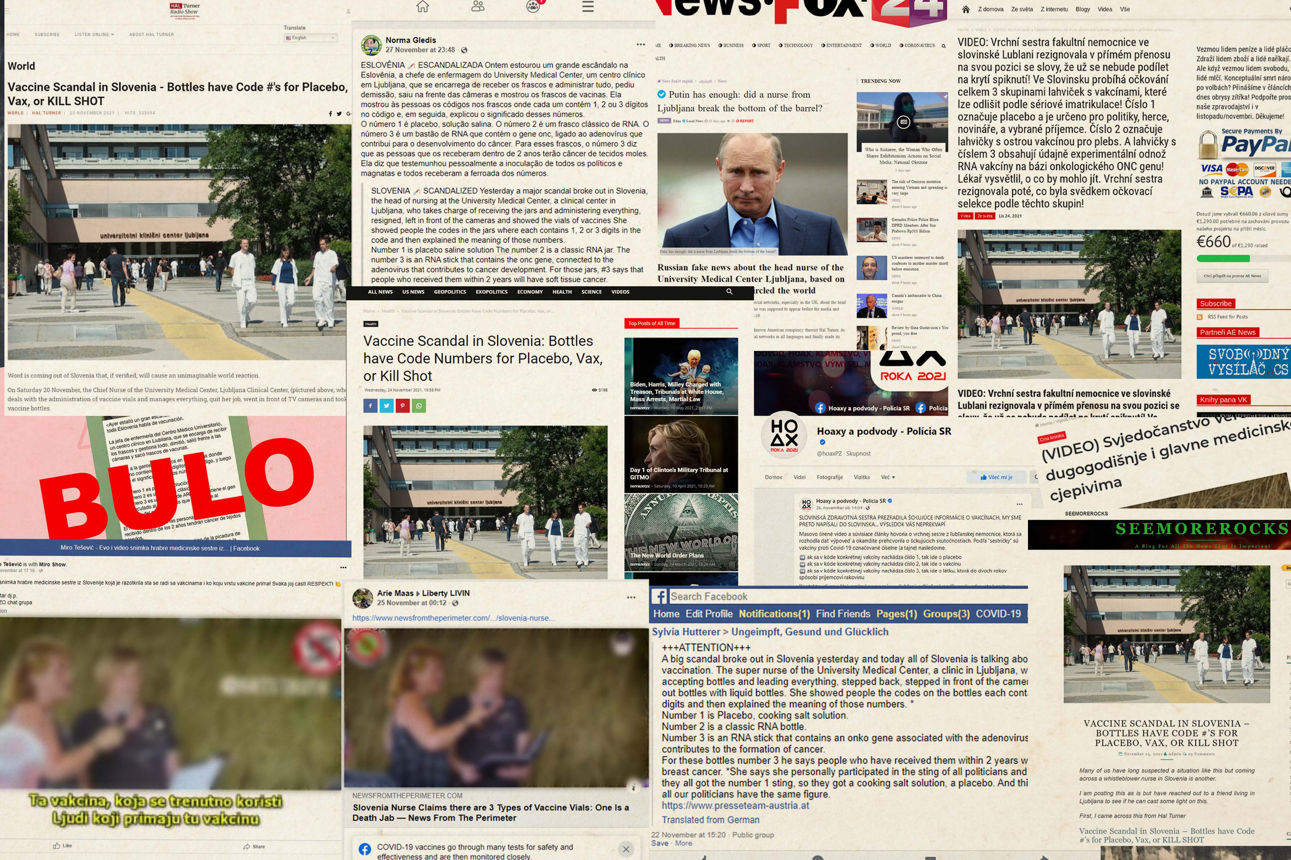 Lažne novice iz Slovenije