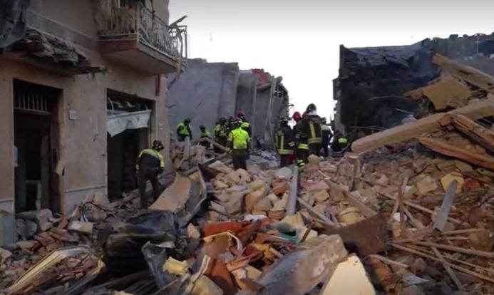 Sicilija, eksplozija